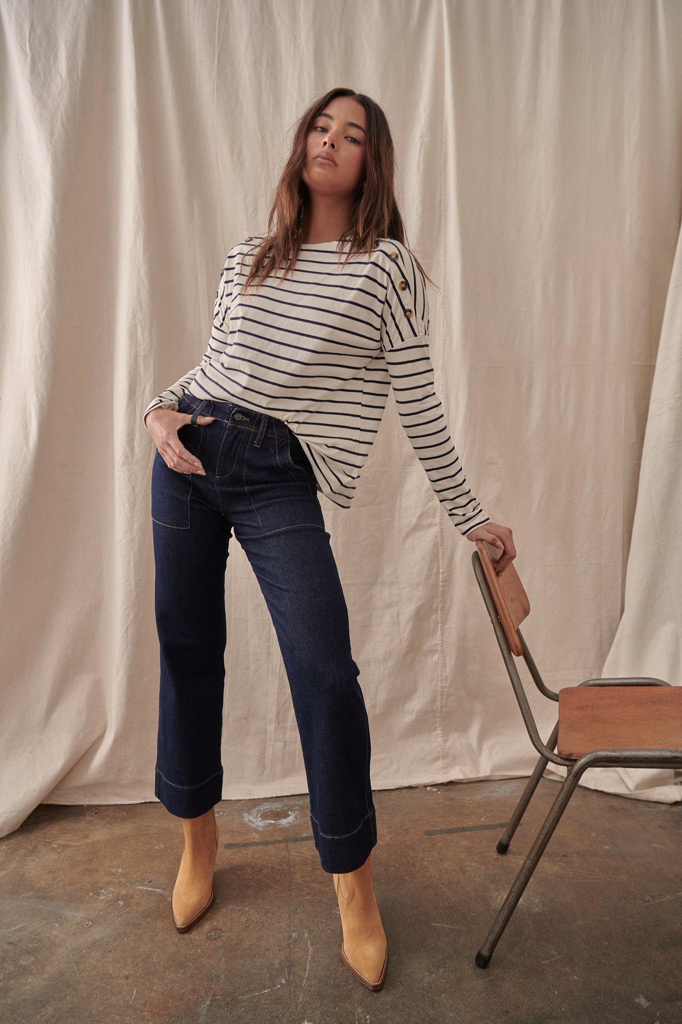 Celeste Couture High Waist Pants for an Elegant and Comfortable Style