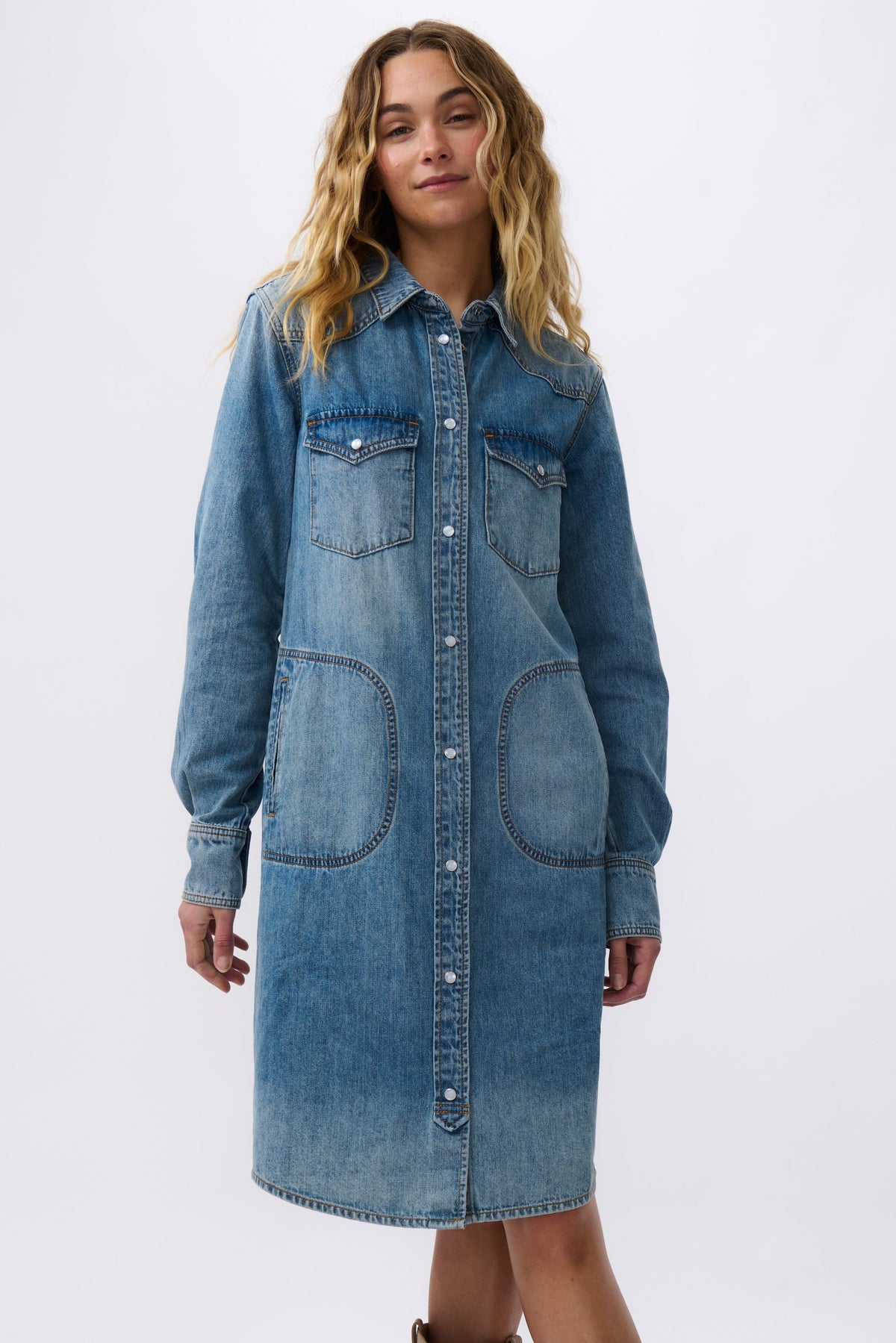Ellie Dress - Dakota Wash - Kireina Australia