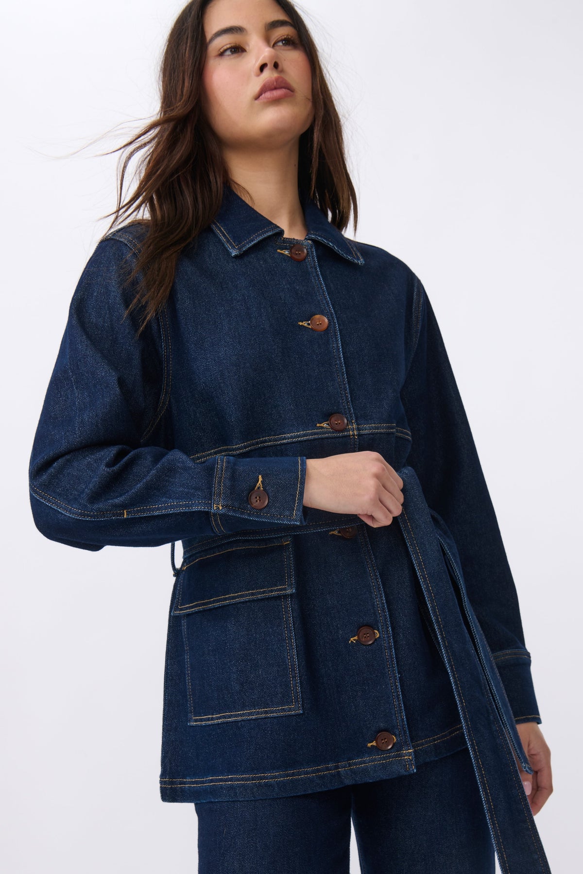 Gabriella Jacket - Indigo - Kireina Australia