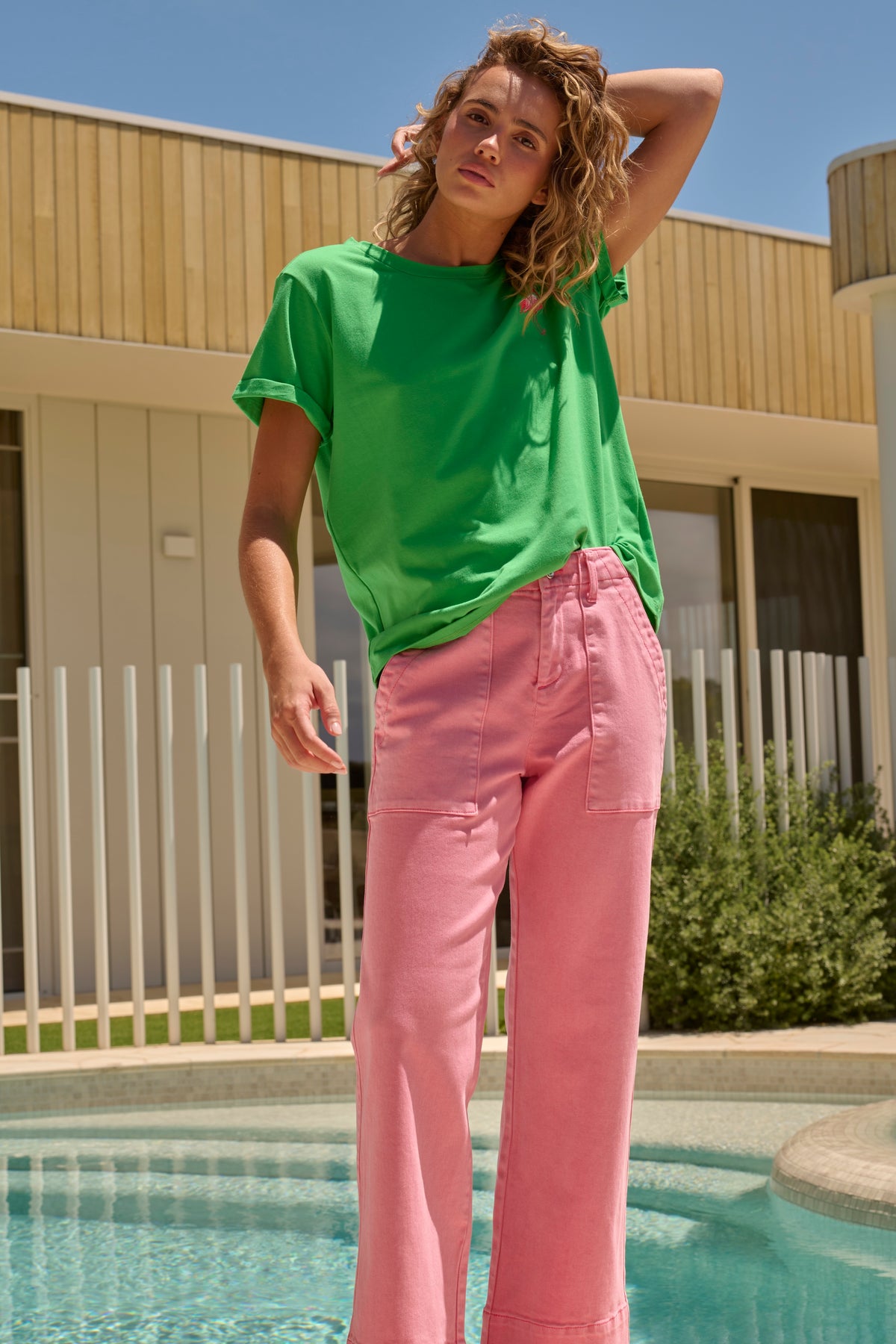 Celeste Pant - Sorbet Pink - Kireina Australia