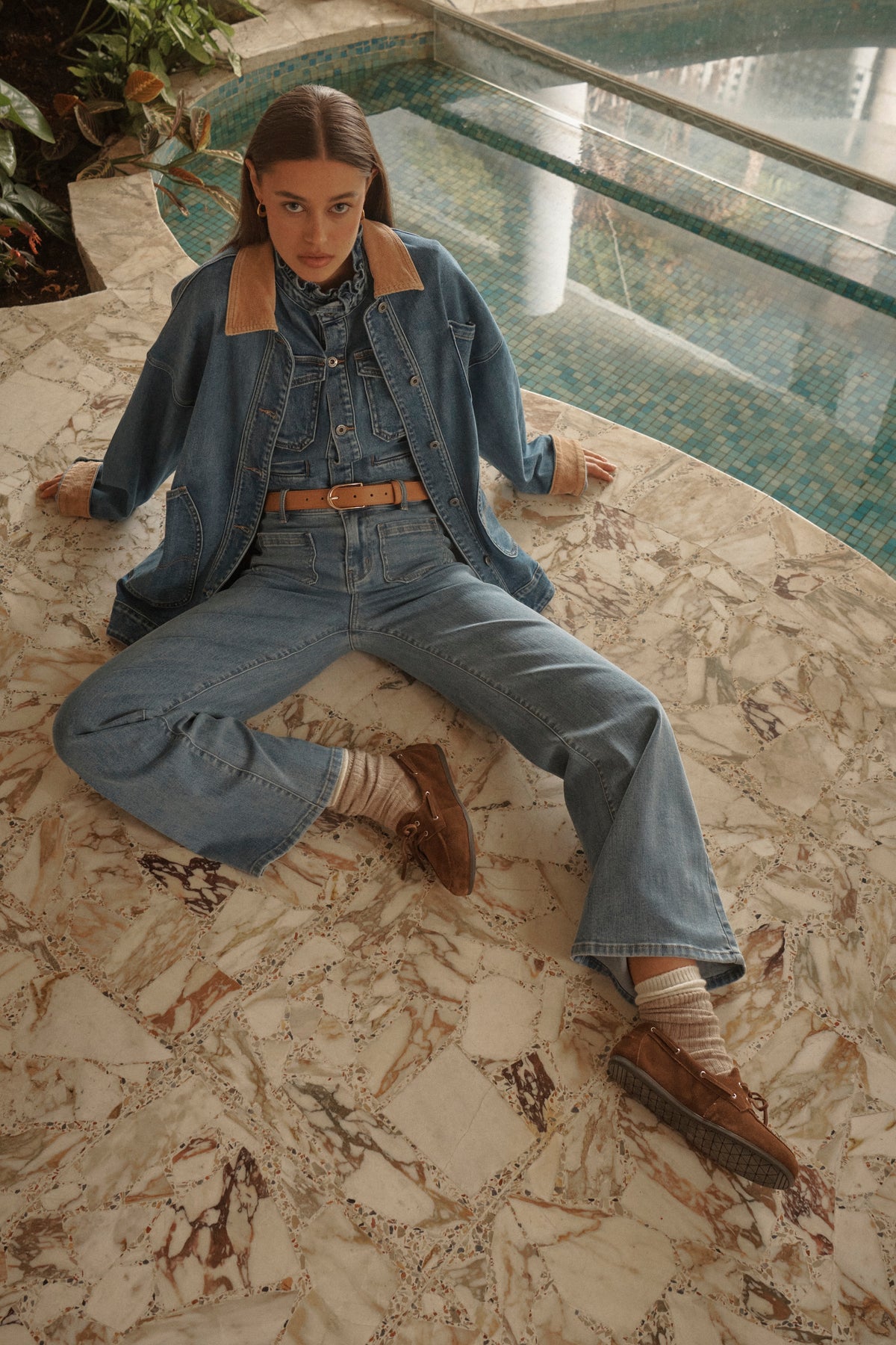 Harper Jean - 70s Blue - Kireina Australia