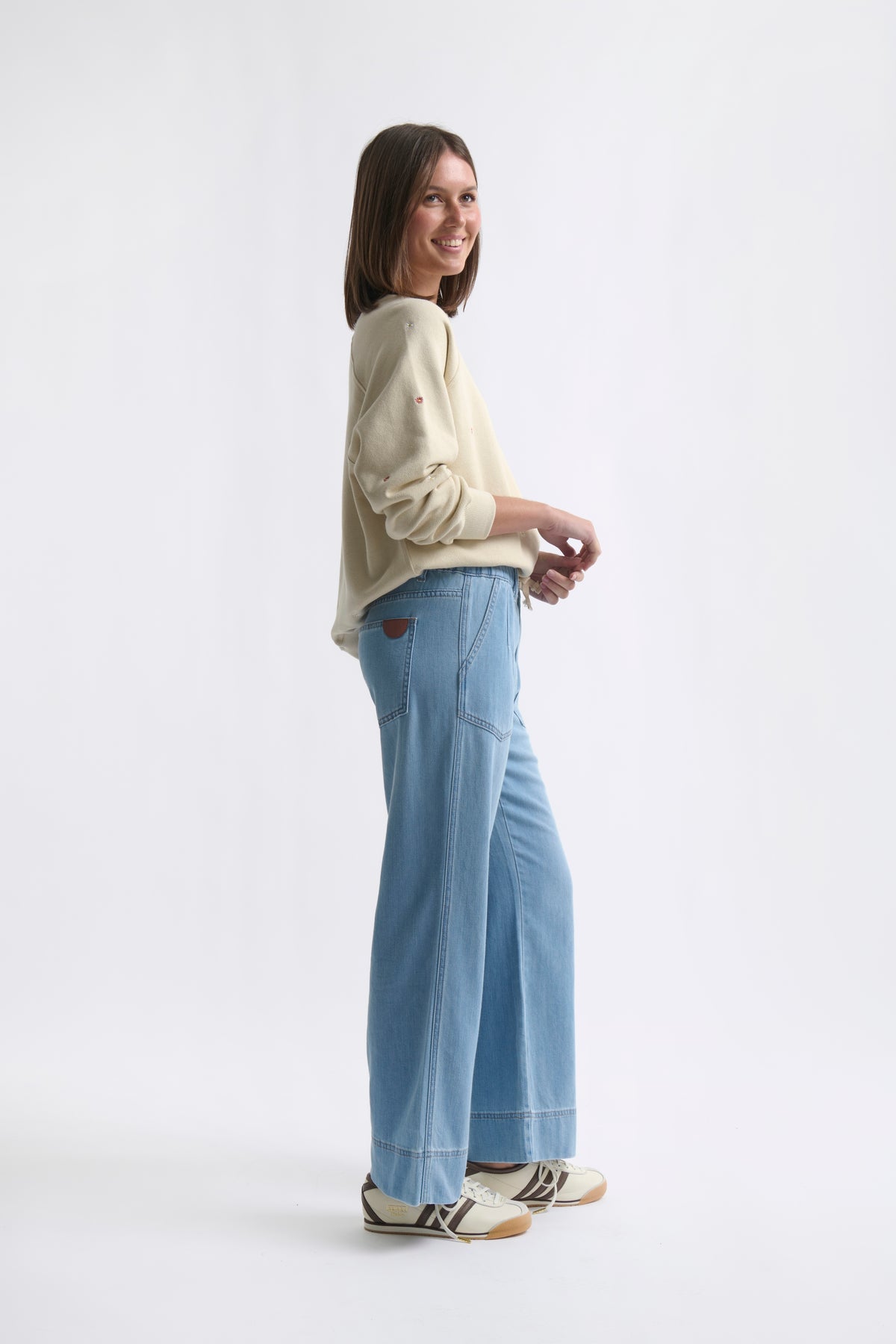 Sofia Pant - Pacifica Blue - Kireina Australia