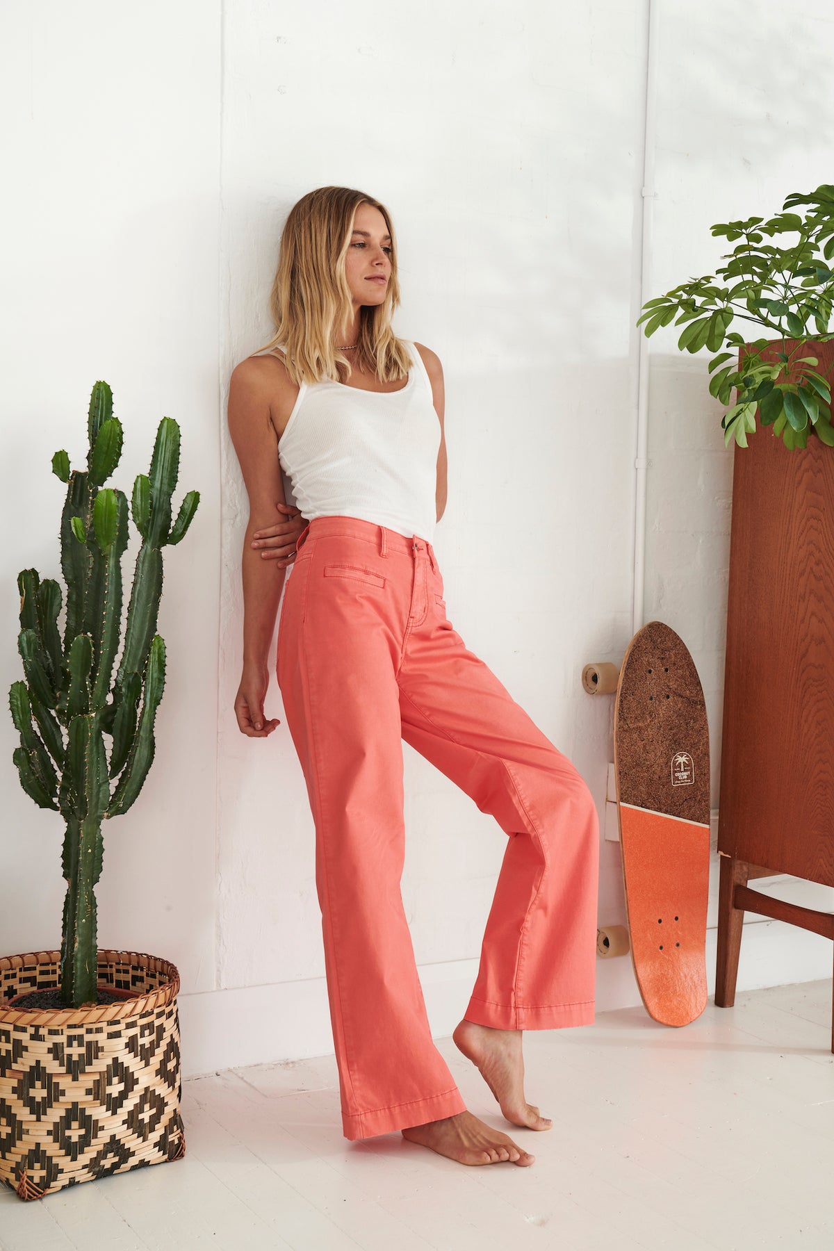 Freya Pant - BubbleGum - Kireina Australia