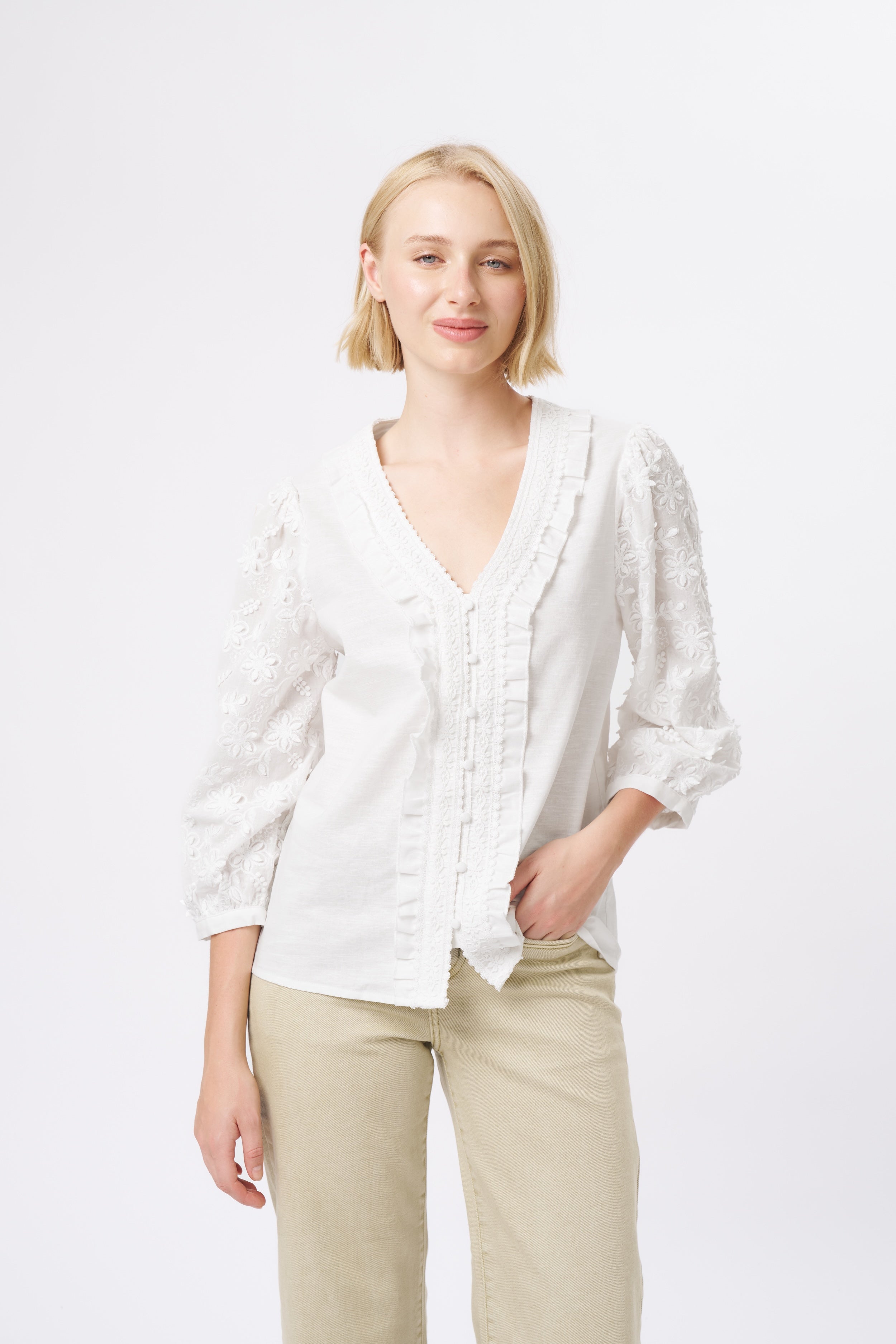 Alicia Shirt - White