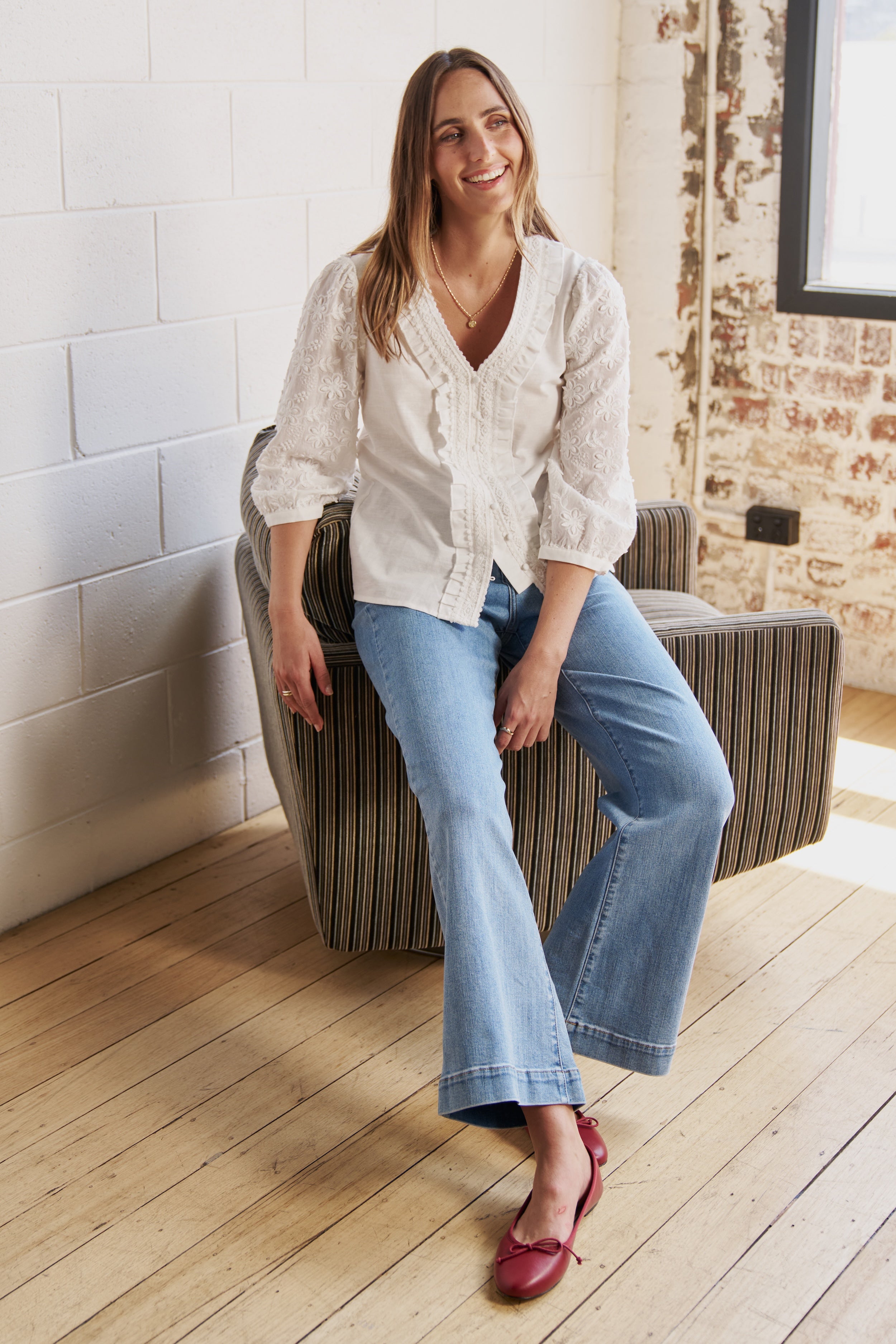 Alicia Shirt - White