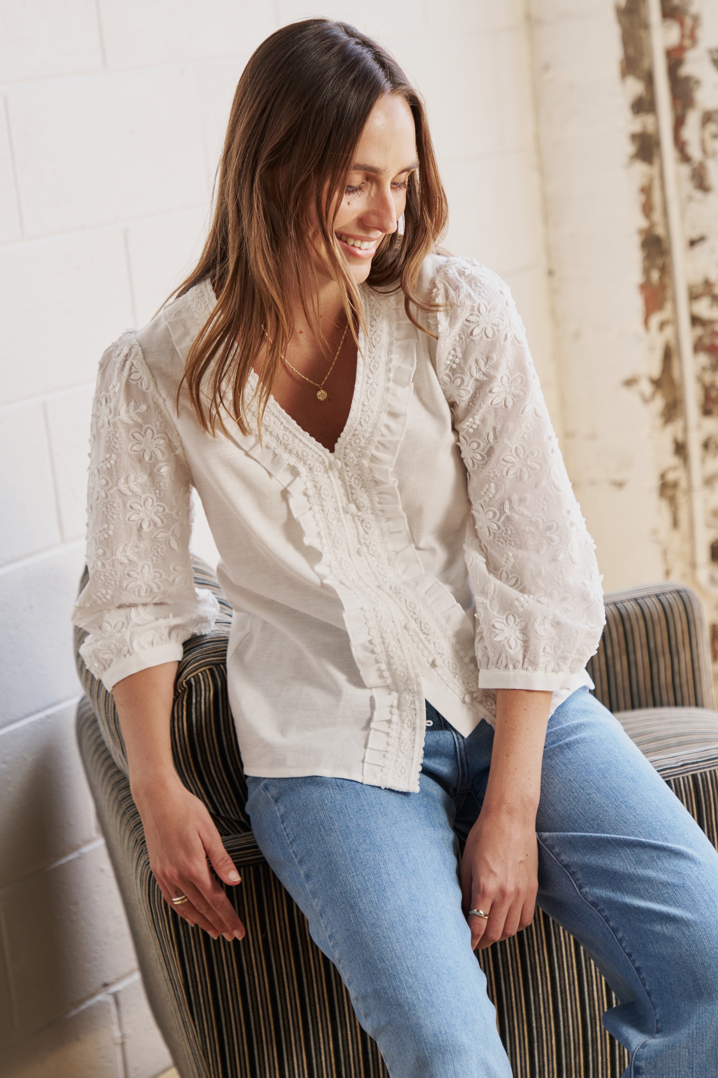 Alicia Shirt - White