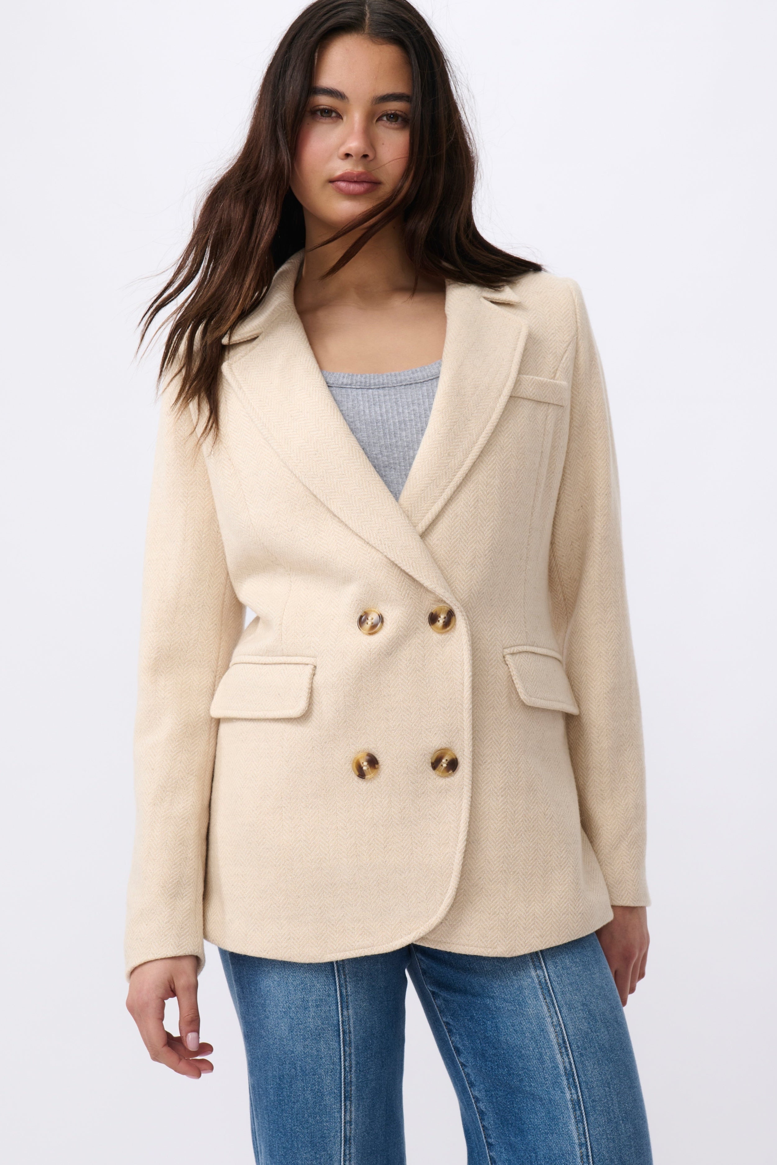 Amaya Jacket - Cream