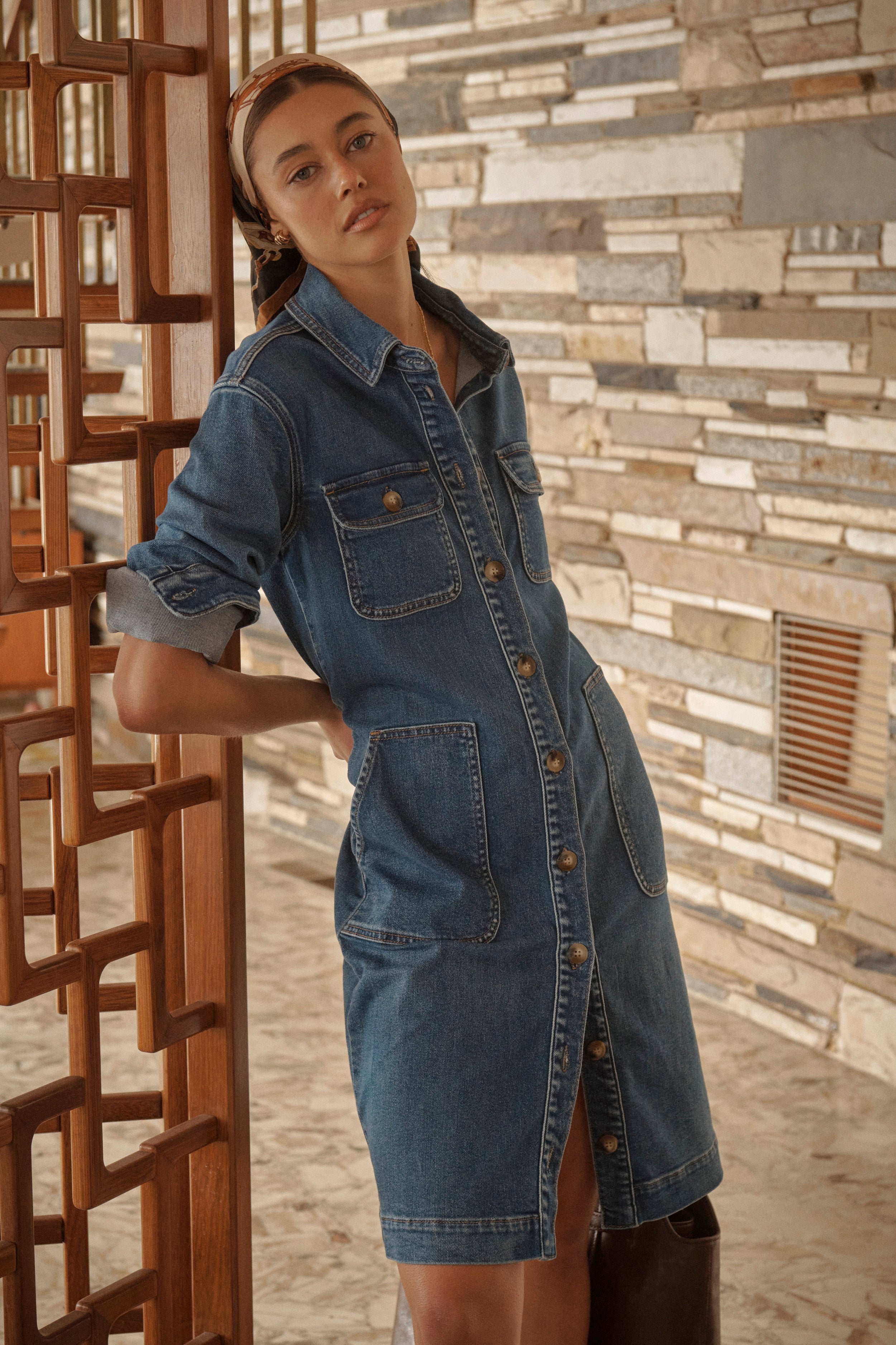 Brandy Dress - Dakota Wash - Kireina Australia