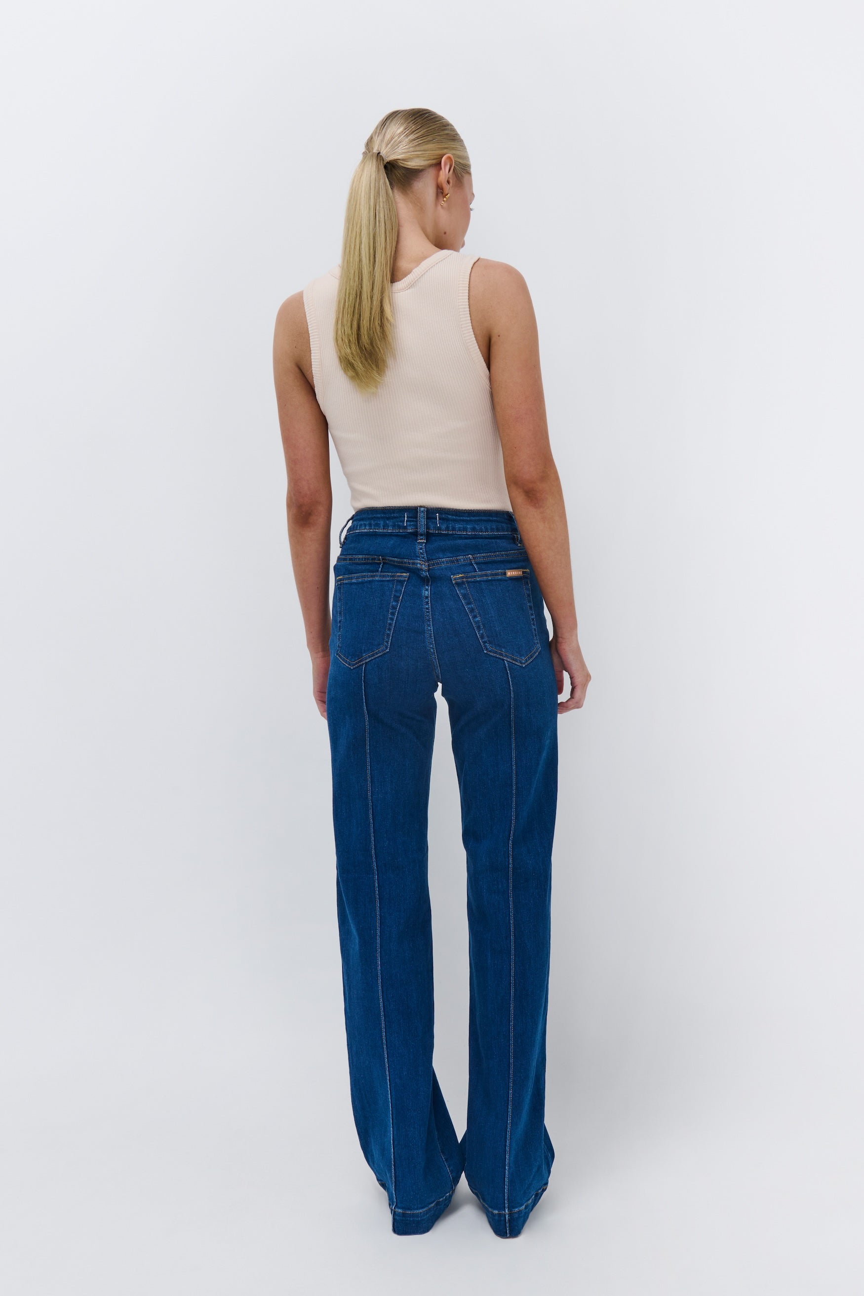 Brooke Jean in Mid Washed Blue Brooke Jean in Mid Washed Blue