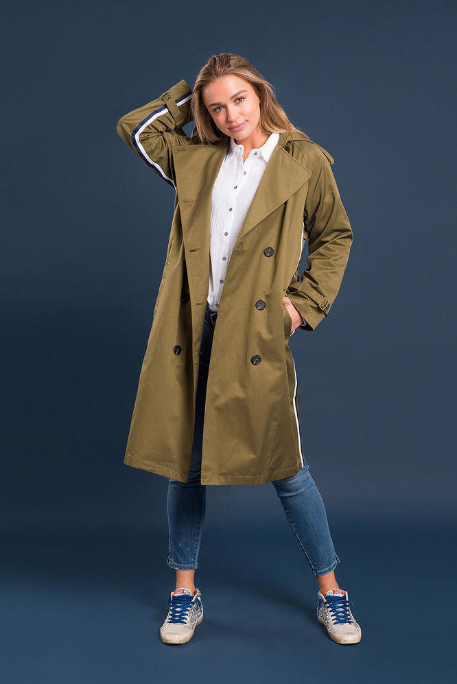 Camilla Trench - Khaki - Kireina Australia