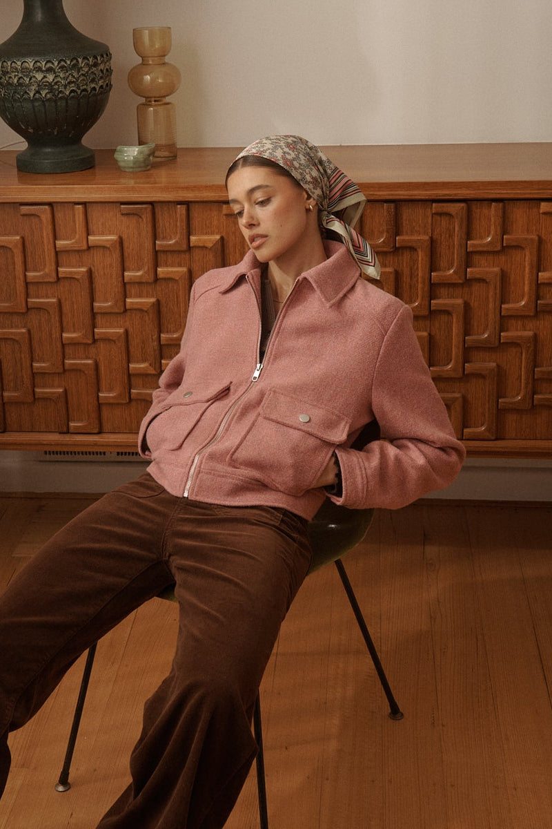 Carla Jacket - Musk Pink