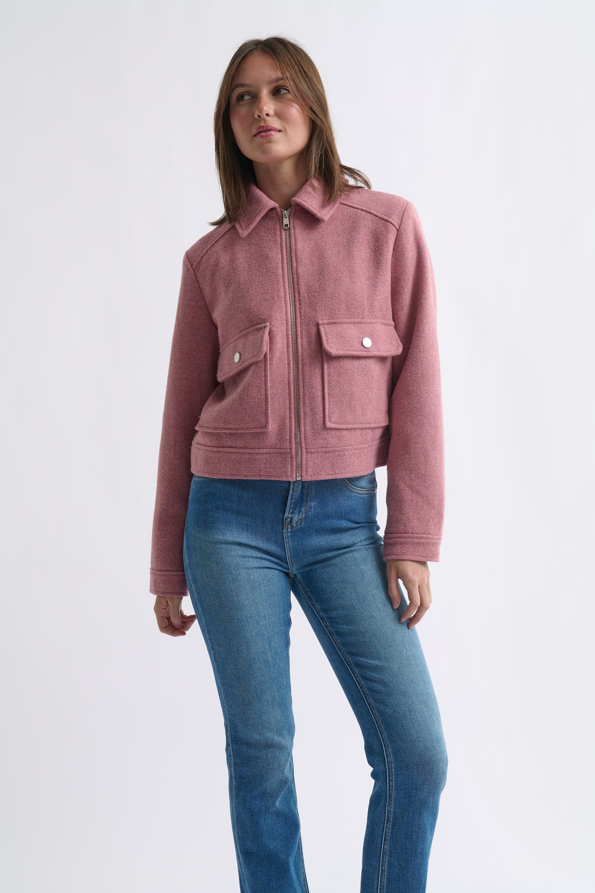 Carla Jacket - Musk Pink - Kireina Australia