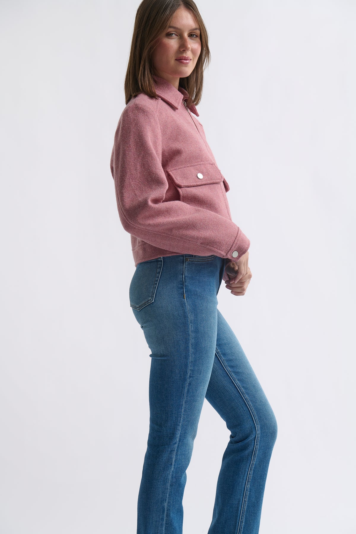 Carla Jacket - Musk Pink - Kireina Australia