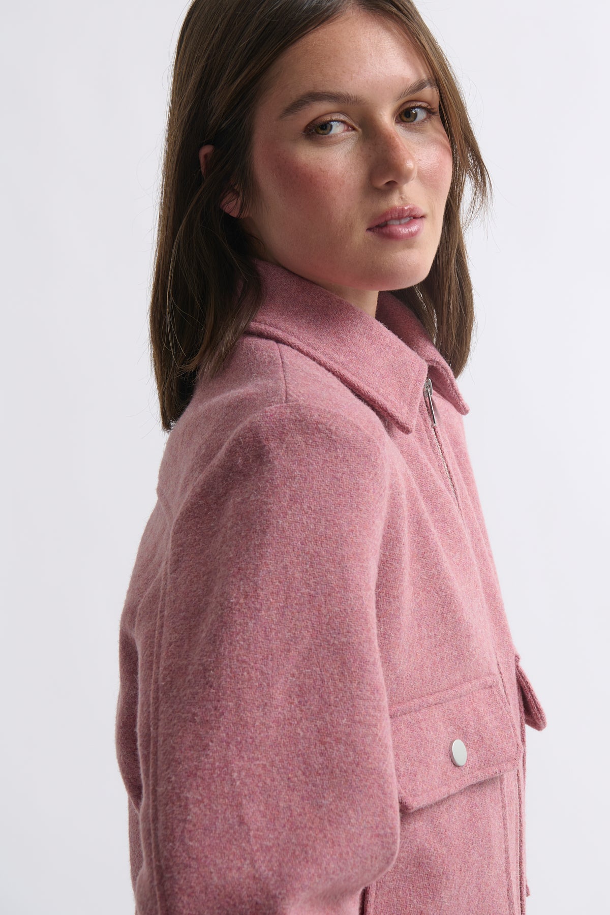 Carla Jacket - Musk Pink - Kireina Australia