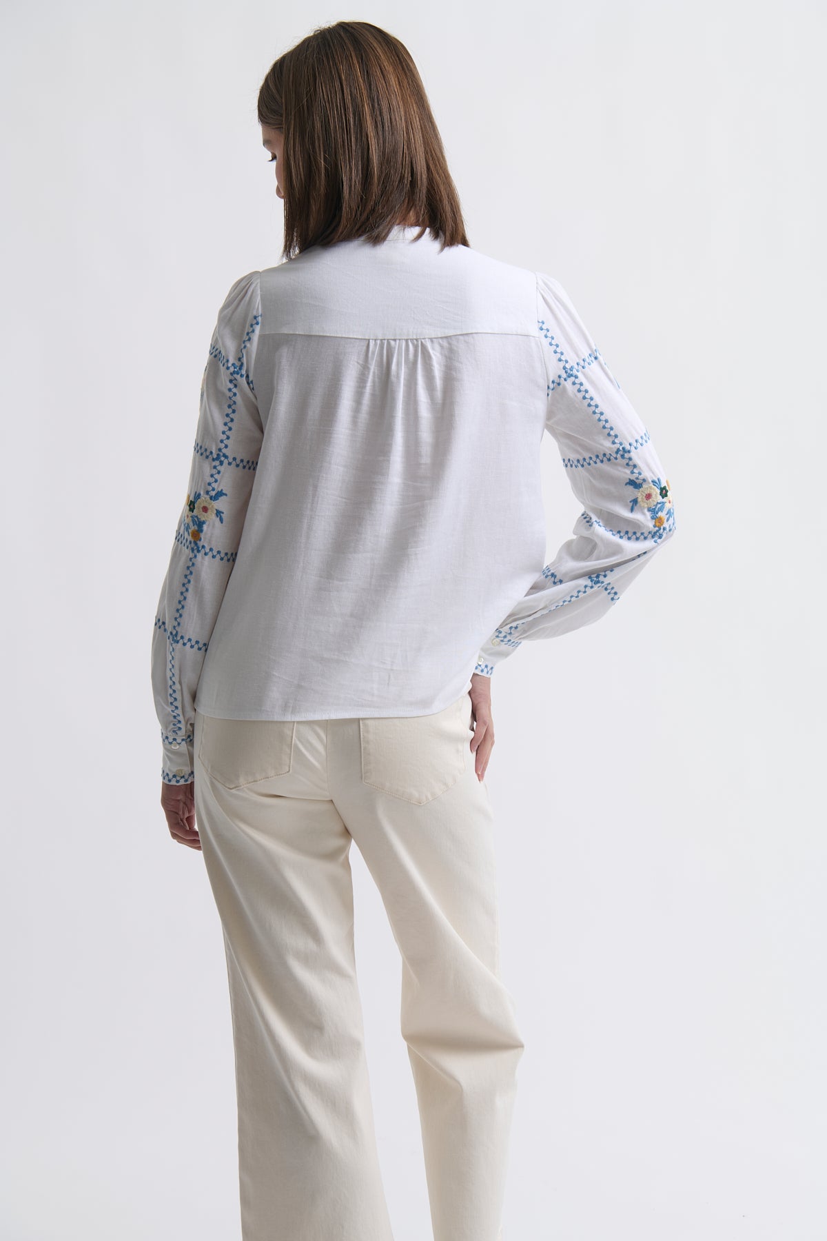 Carol Shirt - Coconut White - Kireina Australia
