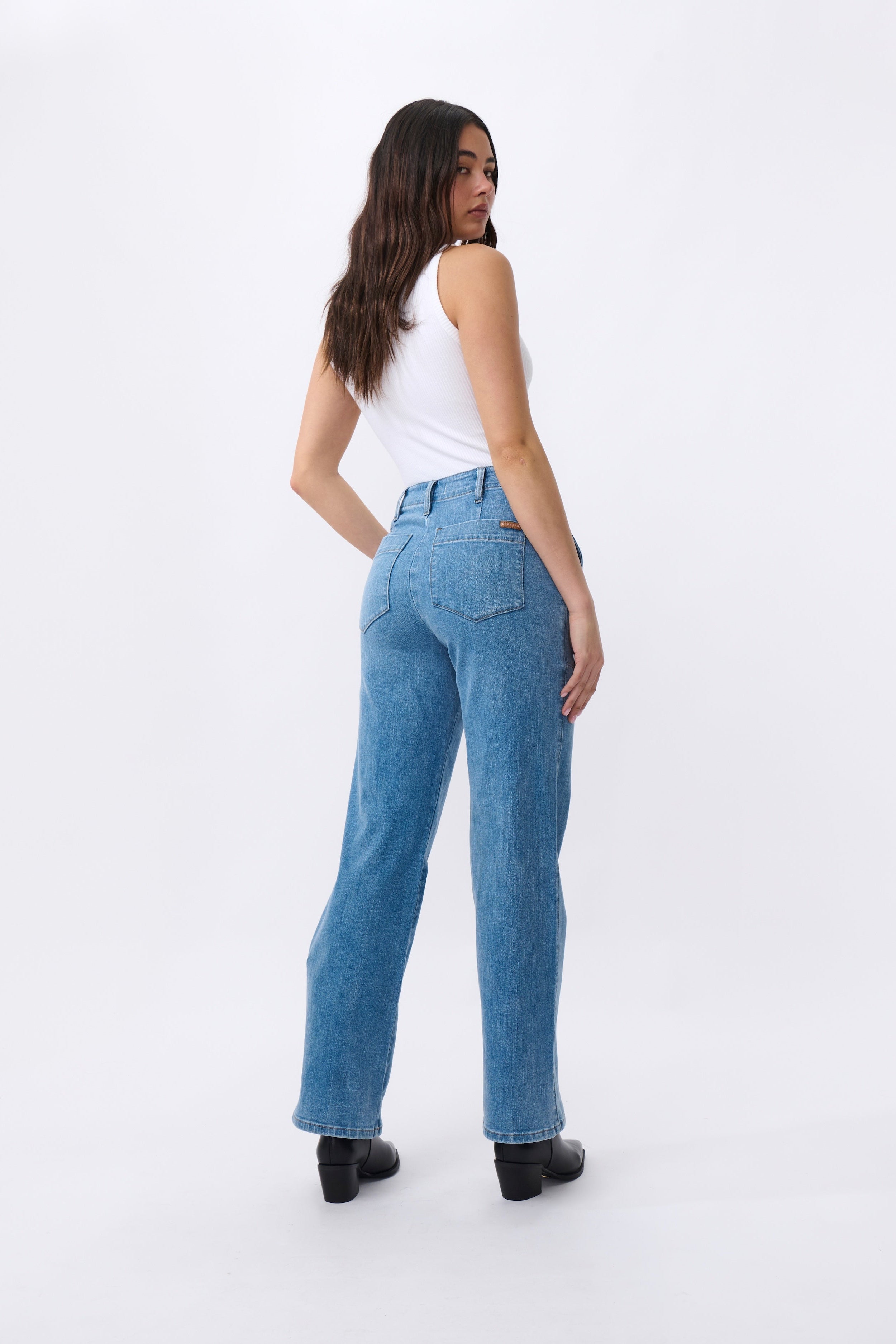 Celeste Pant - Long | 70s Blue