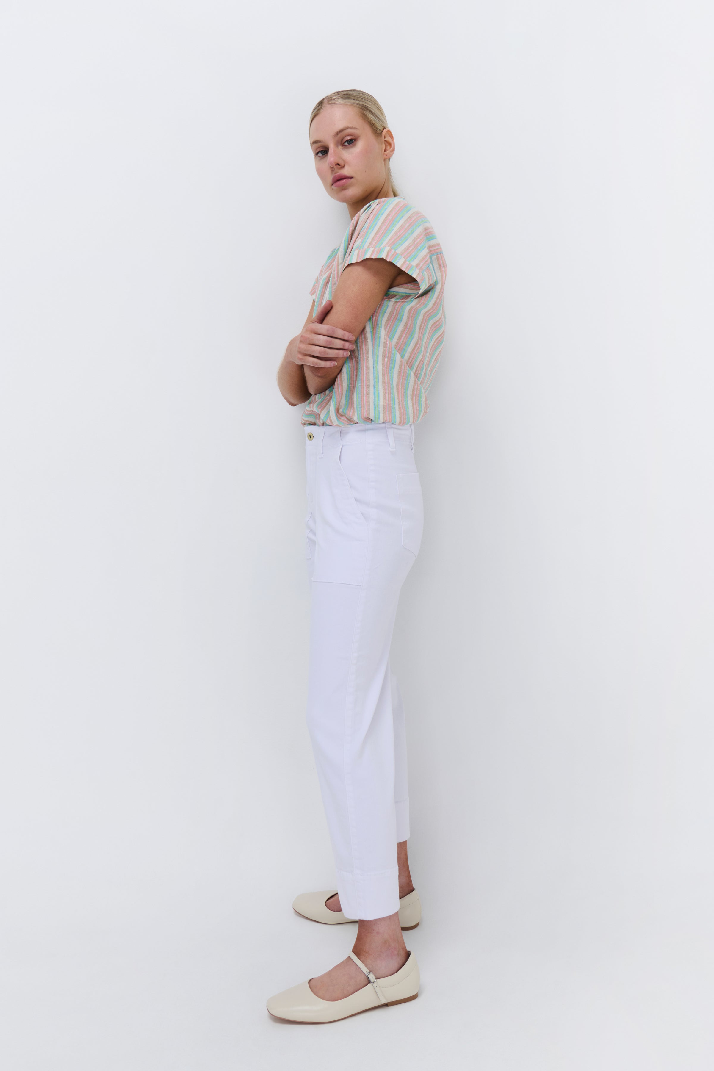 Celeste Pant - Cropped | Snow White