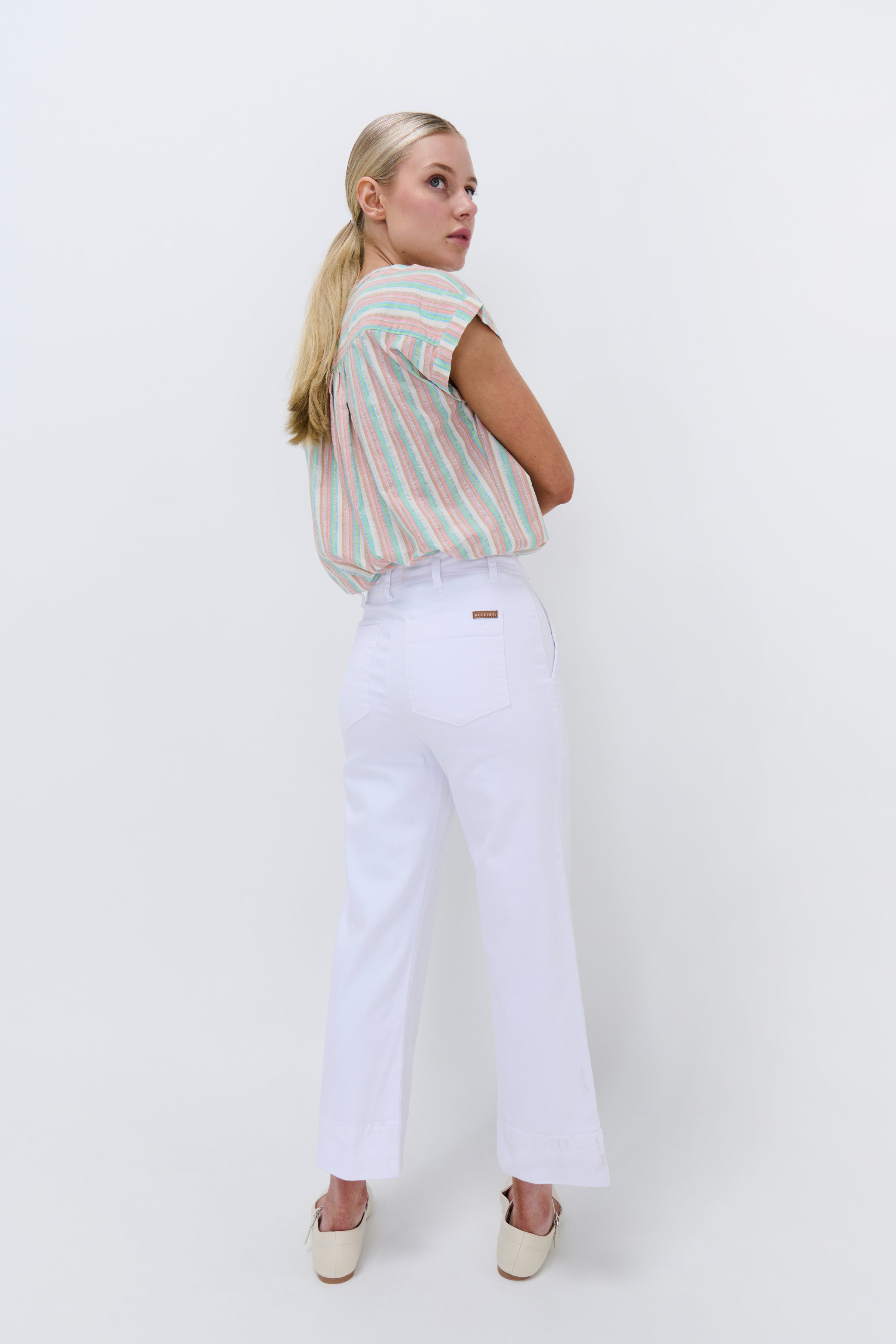 Celeste Pant - Cropped | Snow White