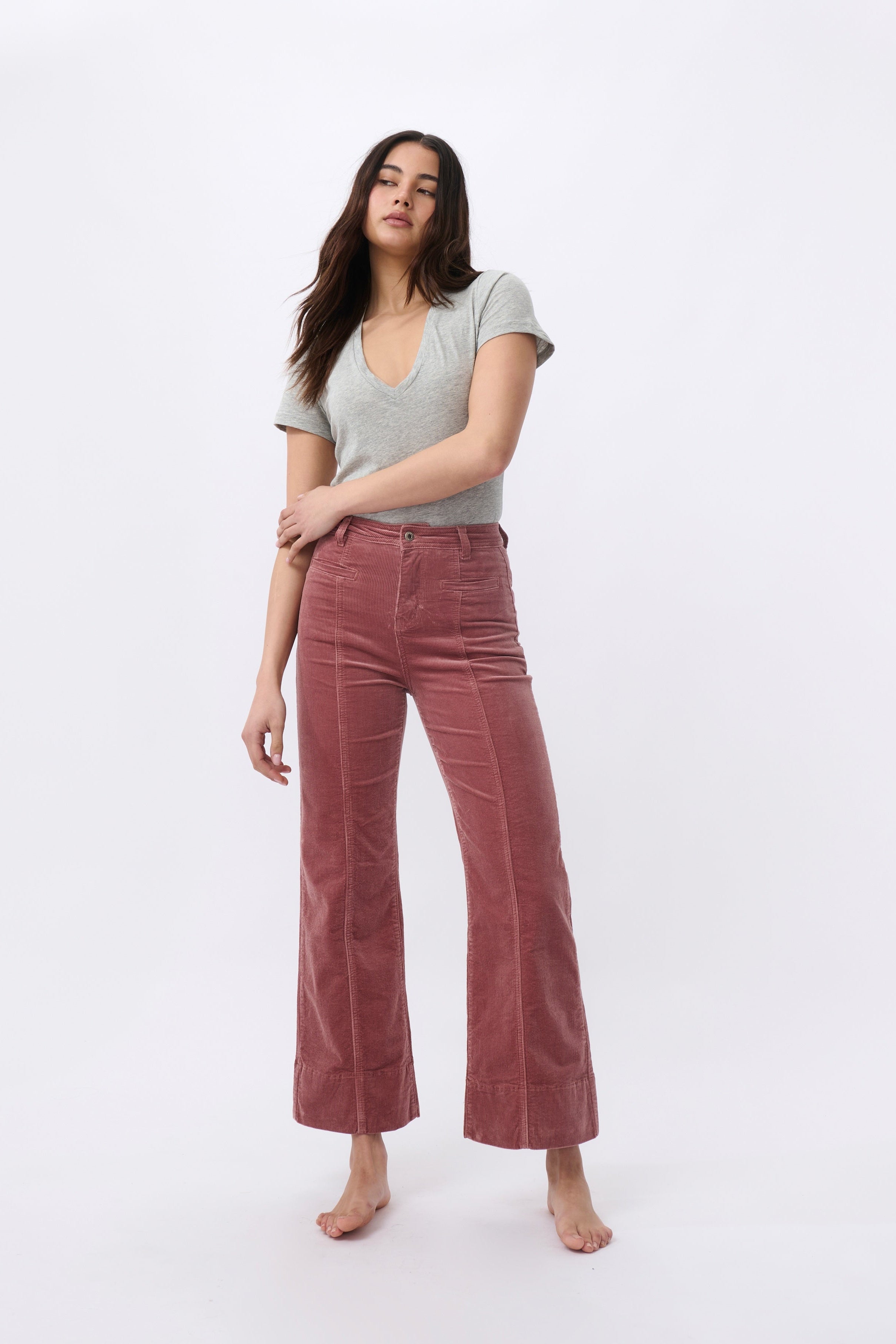 Charlie Cord Jean - Rose