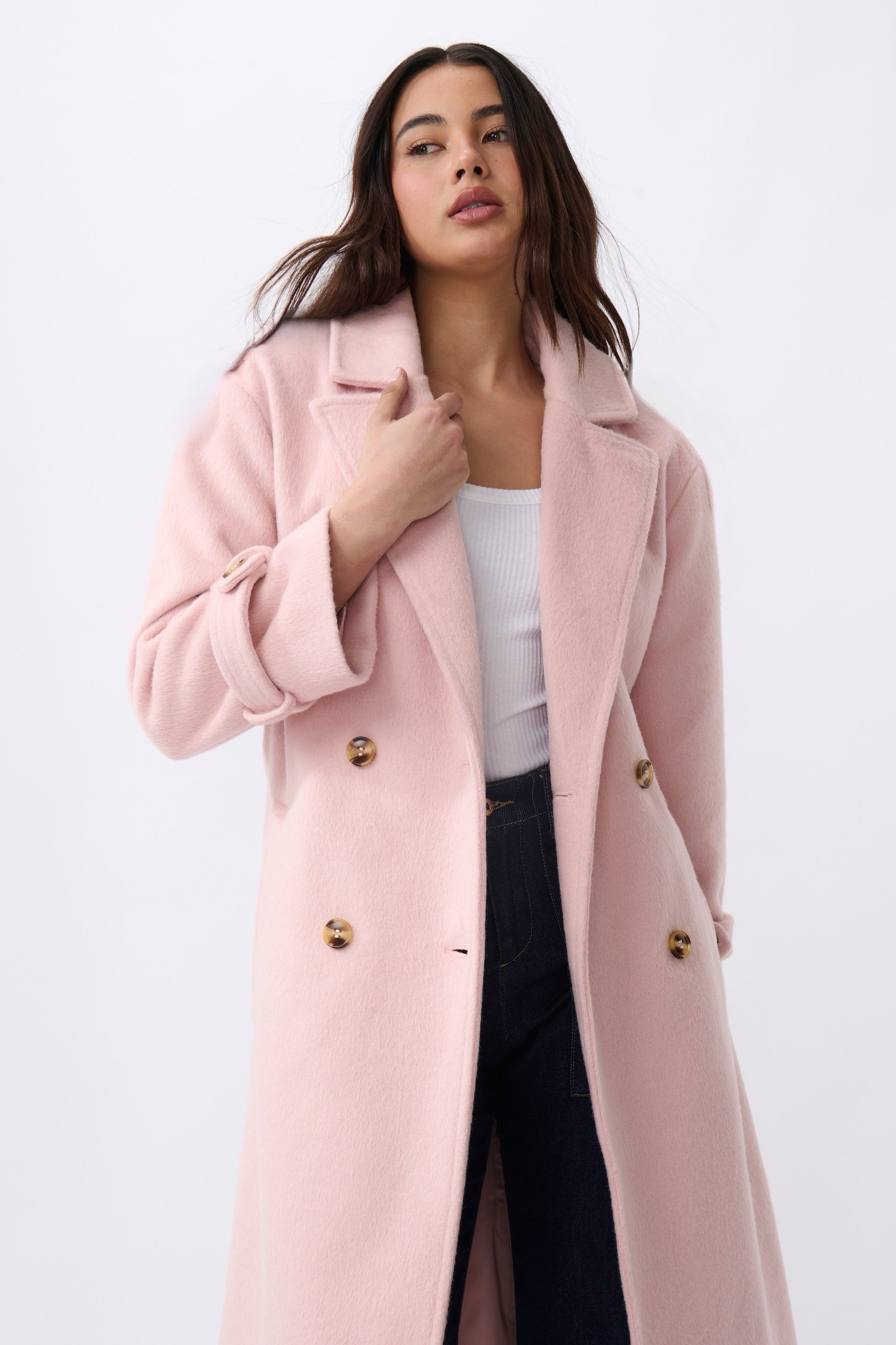 Overcoat Pink Coat Australia Jasmine Coat Soft Pink