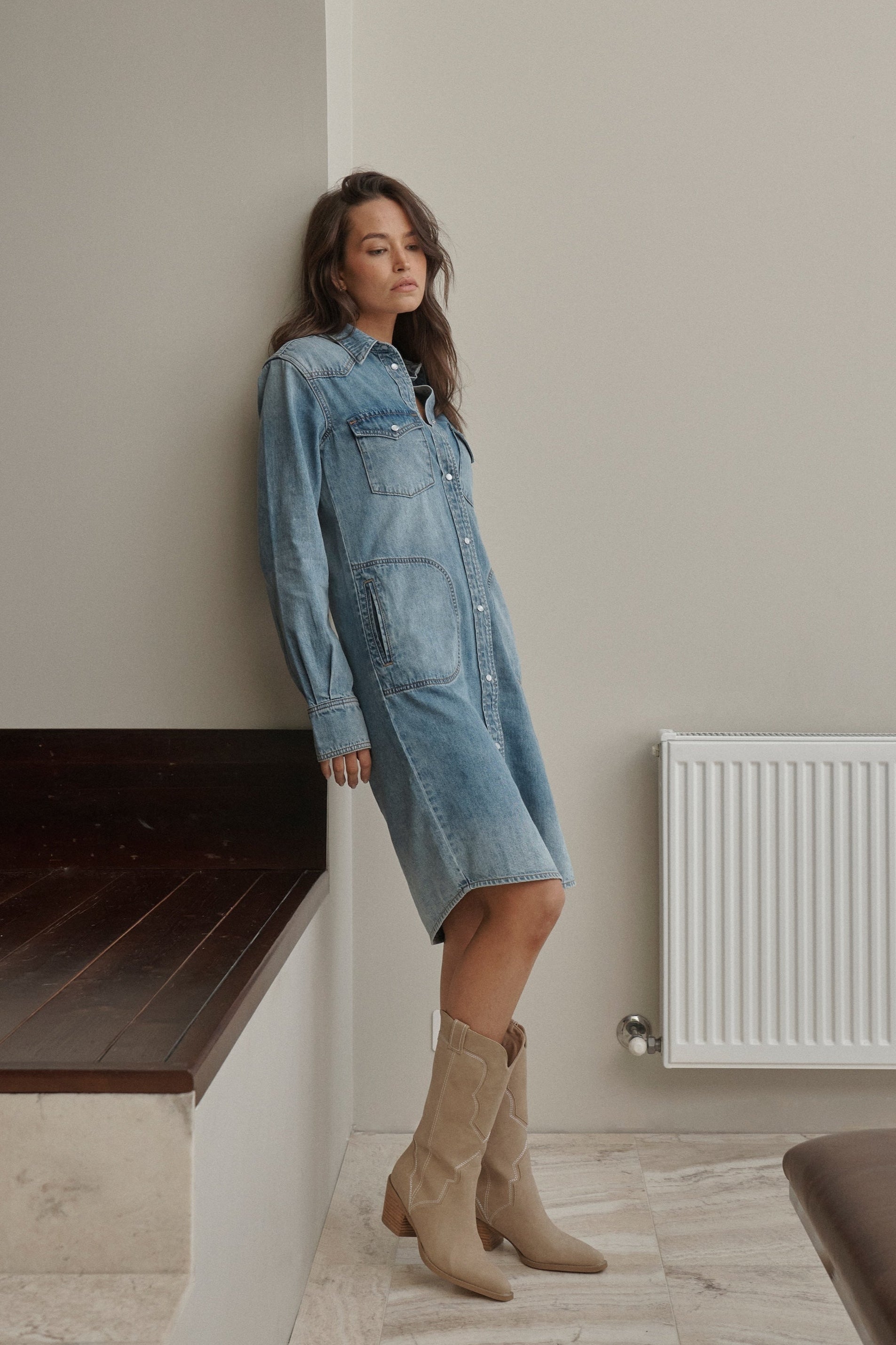 Ellie Dress - Dakota Wash