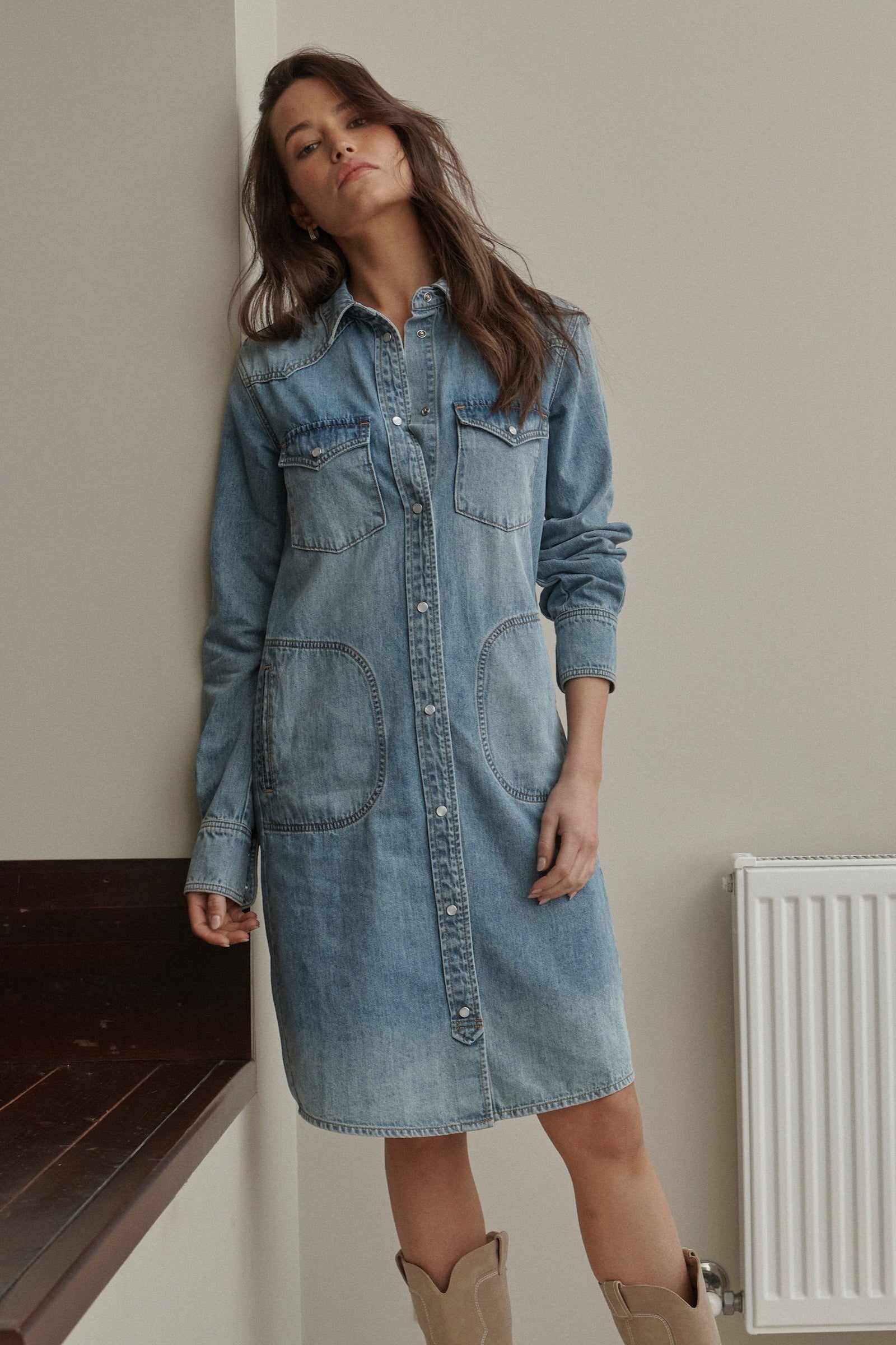 Ellie Dress - Dakota Wash