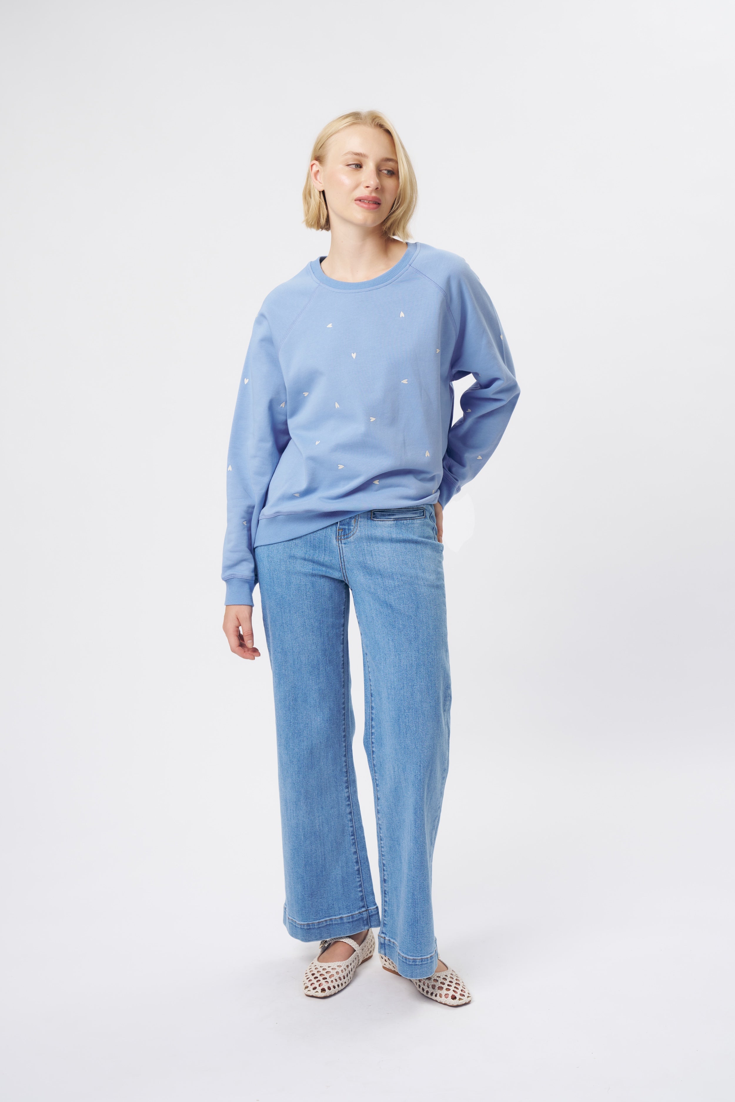 Freya Jean | Heart - 70s Blue