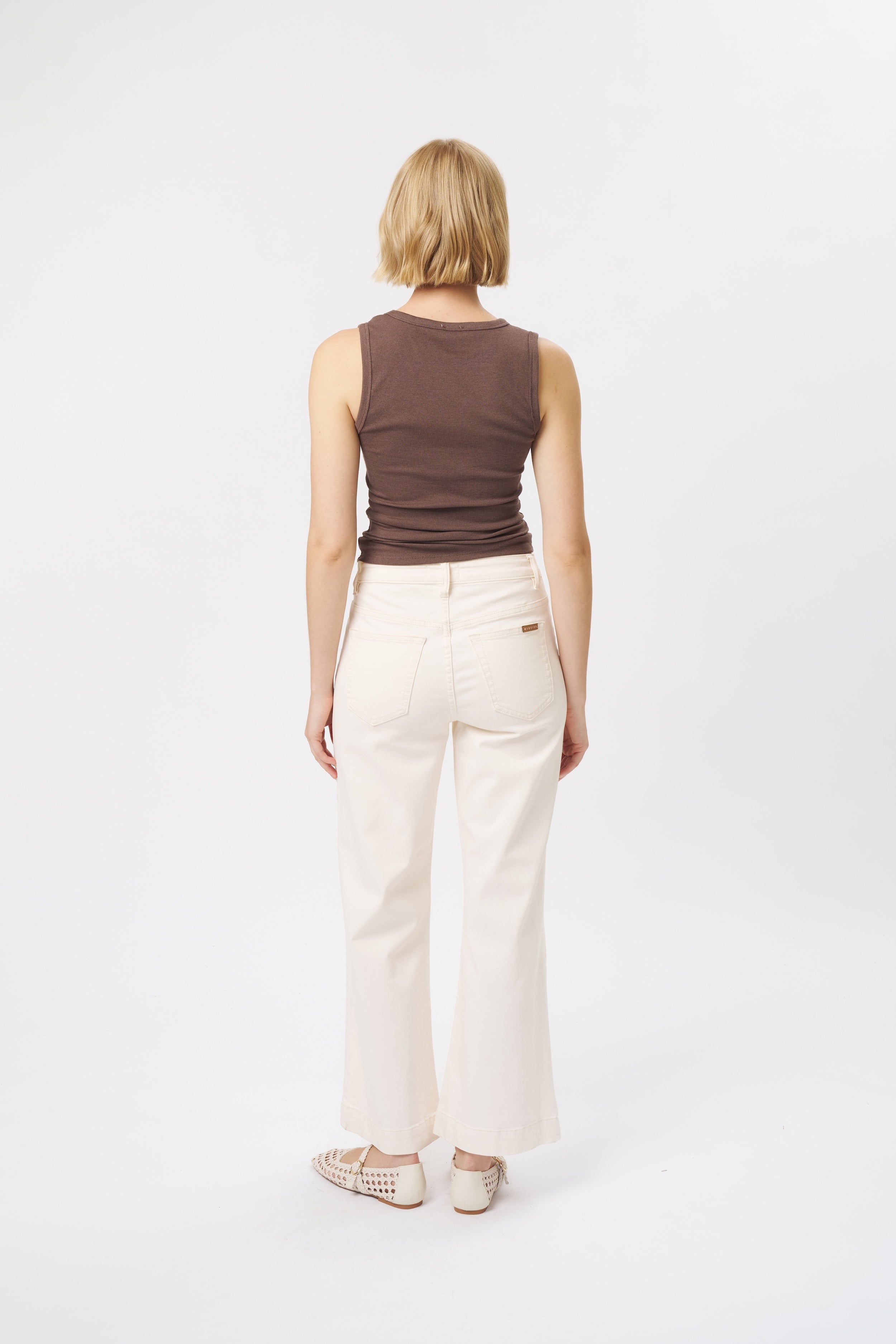 Freya Jean | Scallop Pocket - Ecru