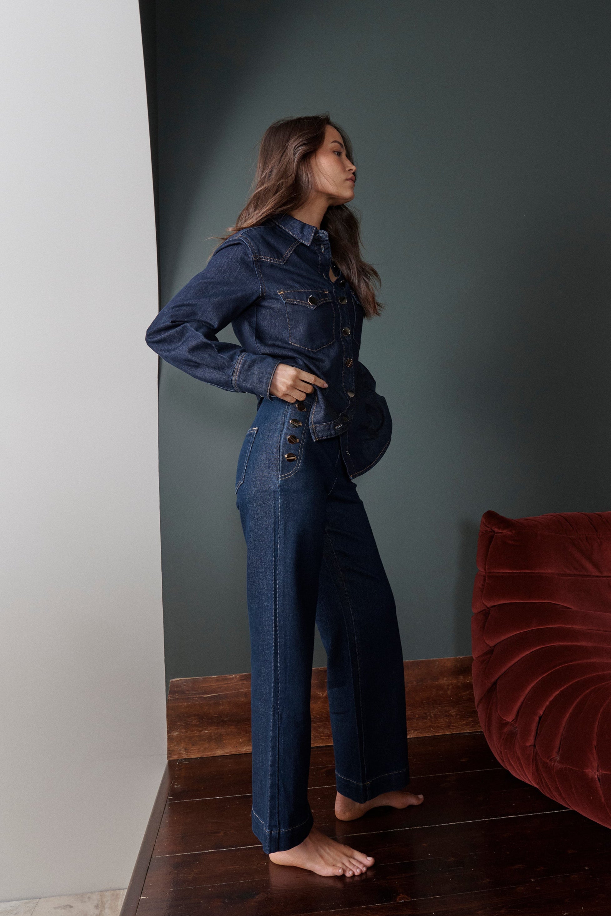 Freya Sailor Jean - Indigo