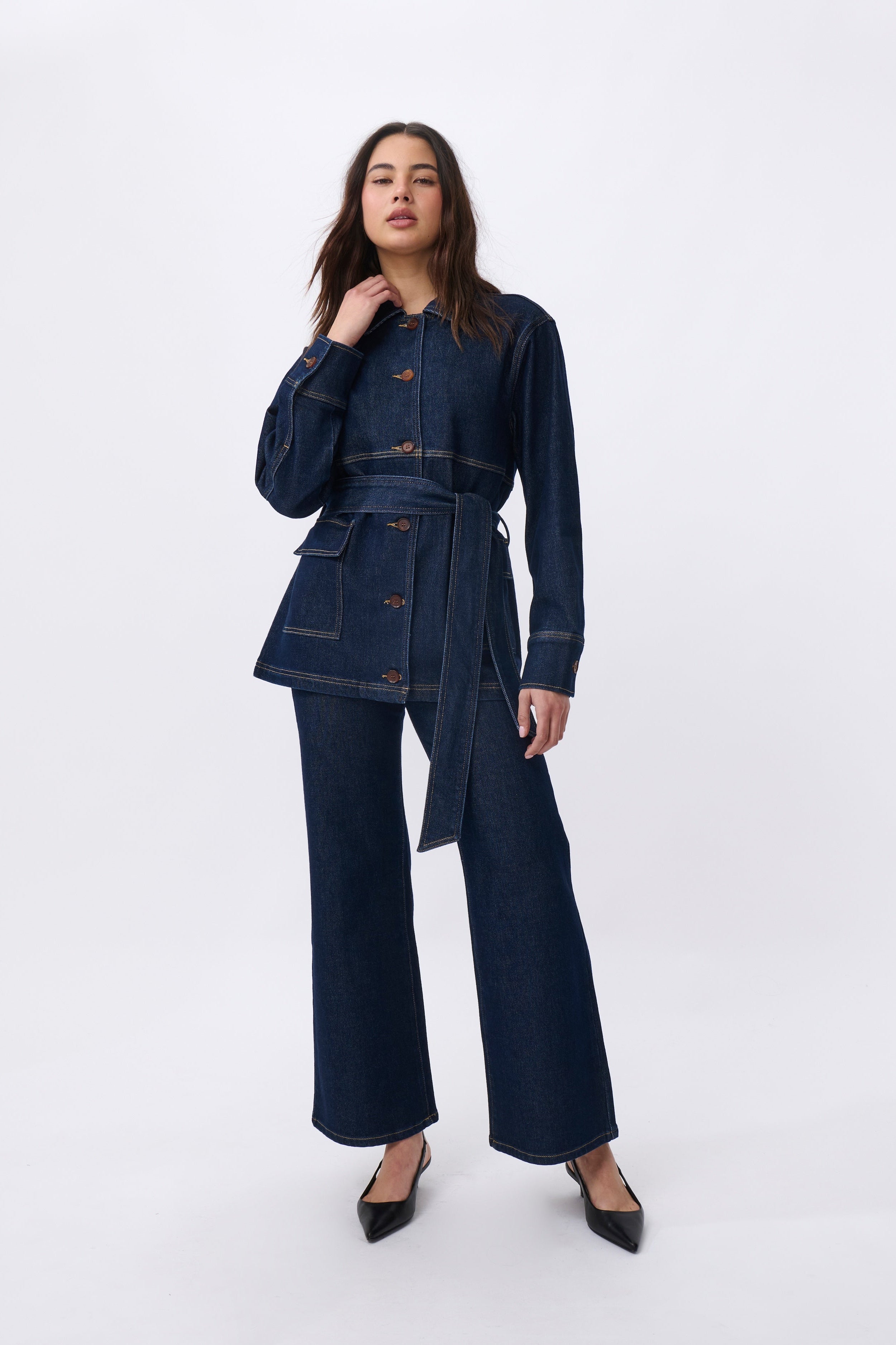 Gabriella Jacket - Indigo