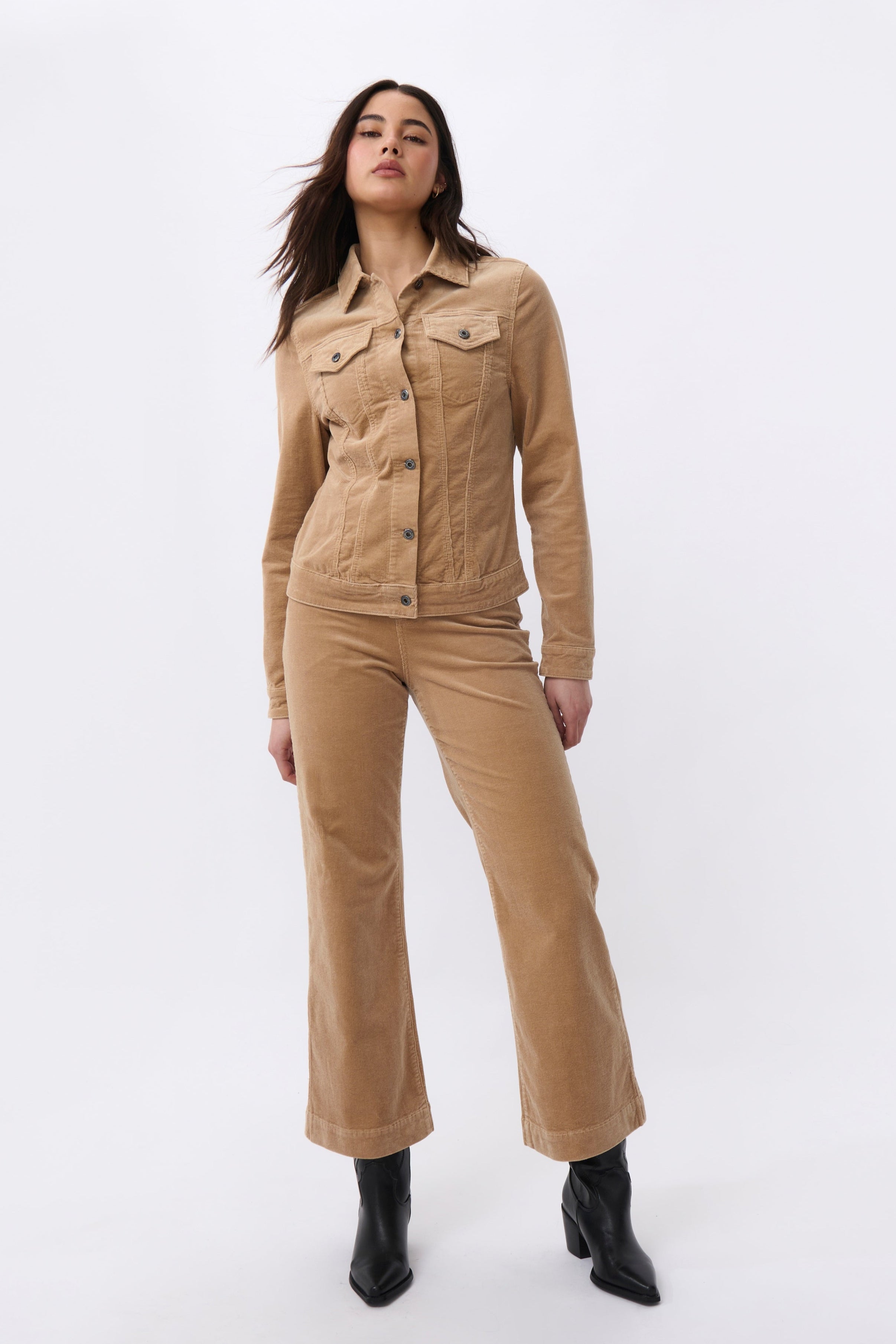 Gianna Jacket - Camel Cord