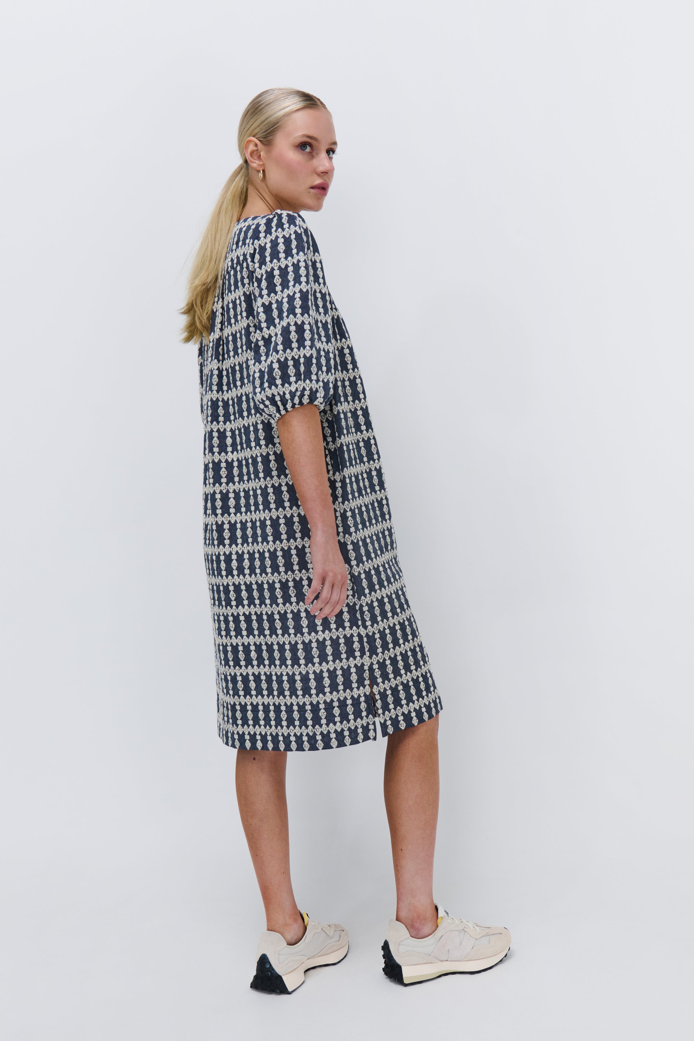 Hailey Dress - Mid Wash