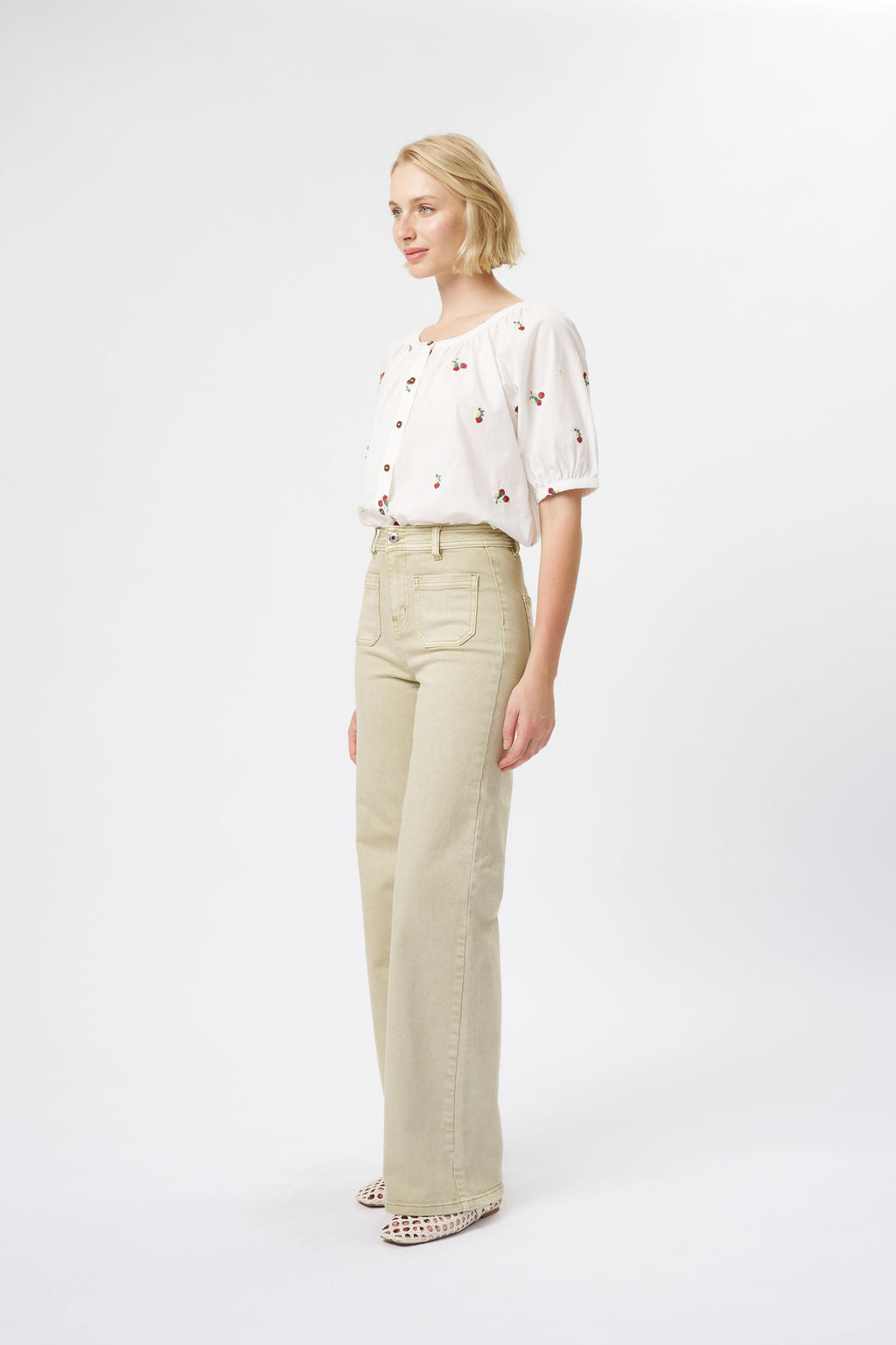 Harper Jean - Pistachio Green