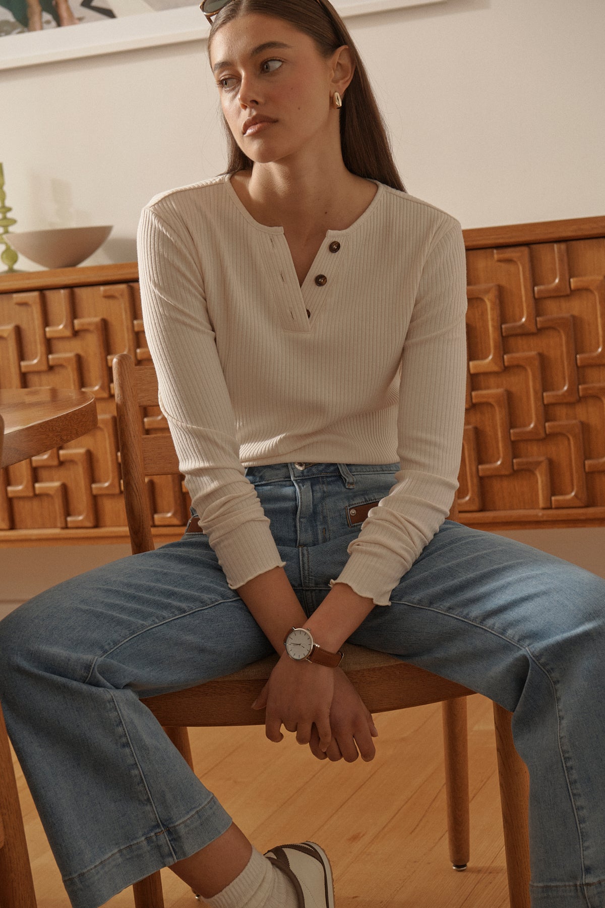 Heather Top - Vanilla - Kireina Australia