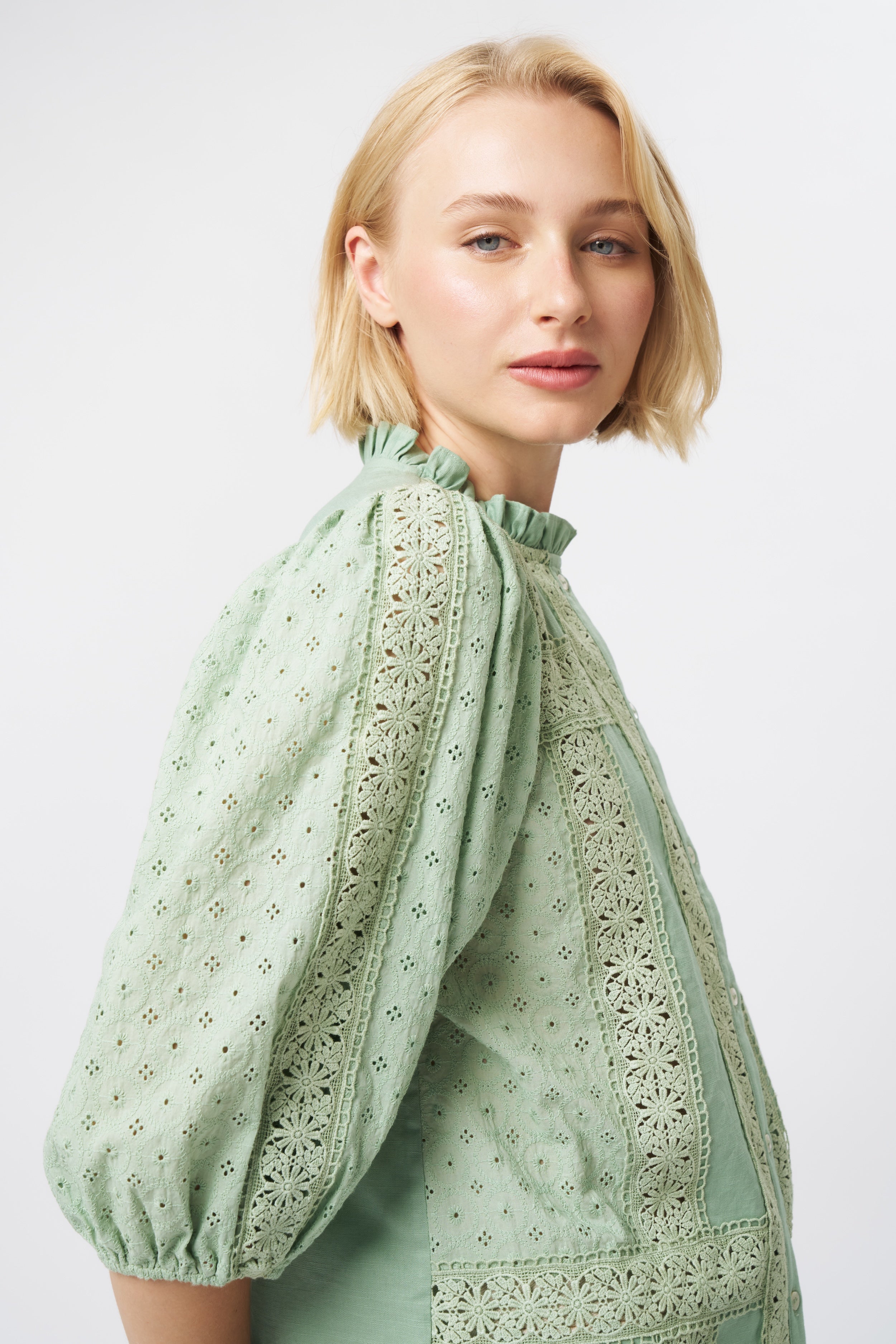 Isabella Shirt - Grape Green