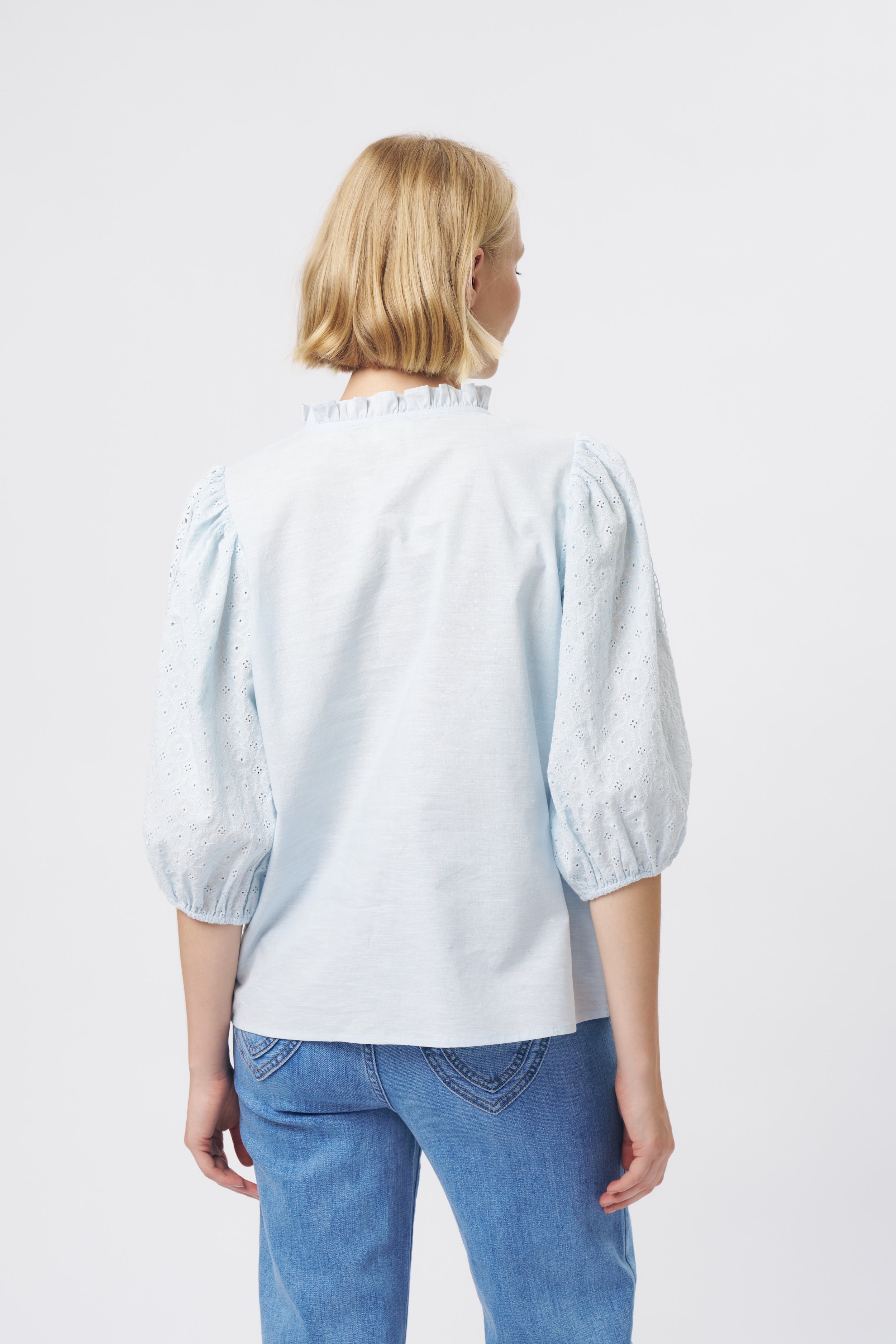 Isabella Shirt - Powder Blue