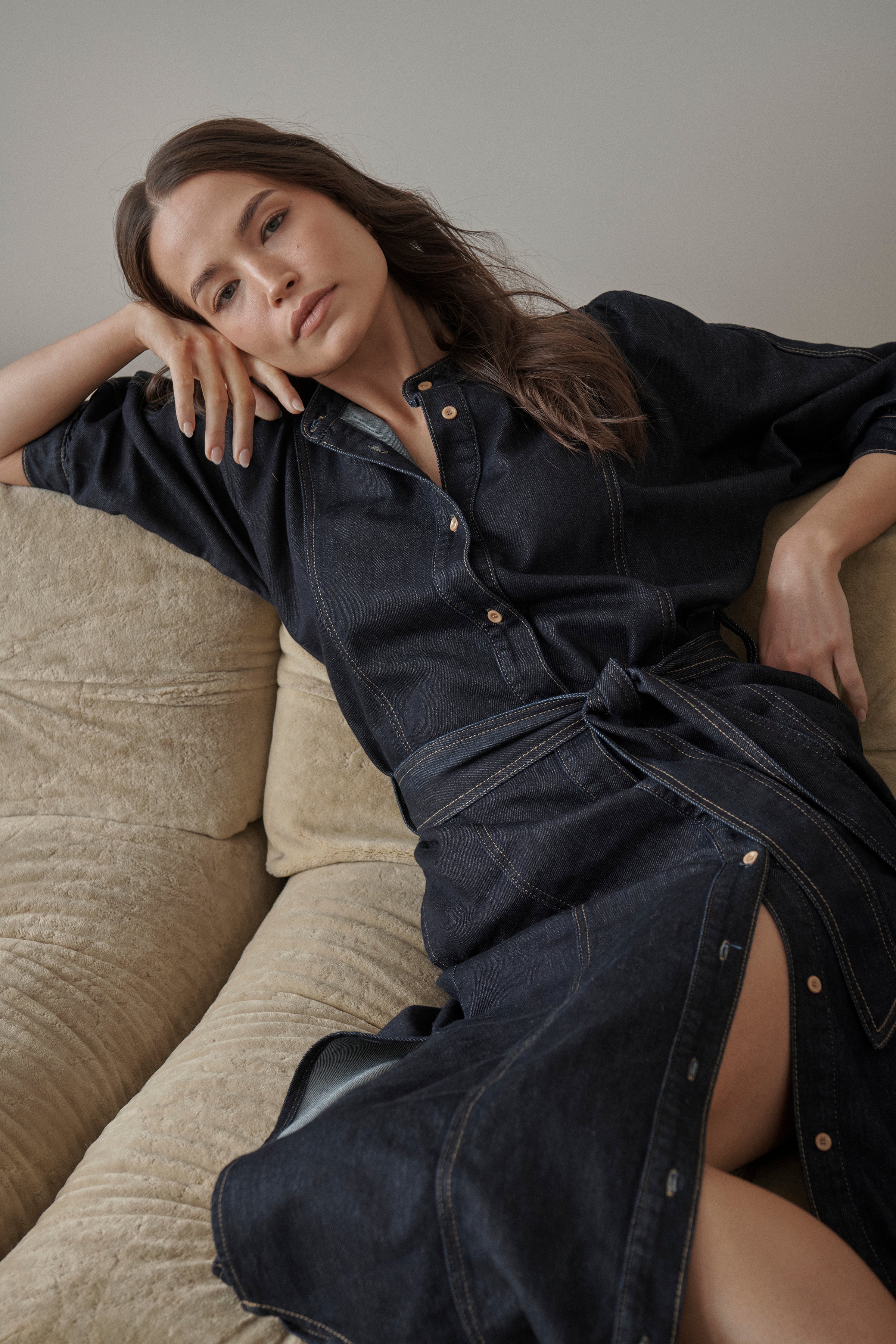 Isla Dress - Indigo