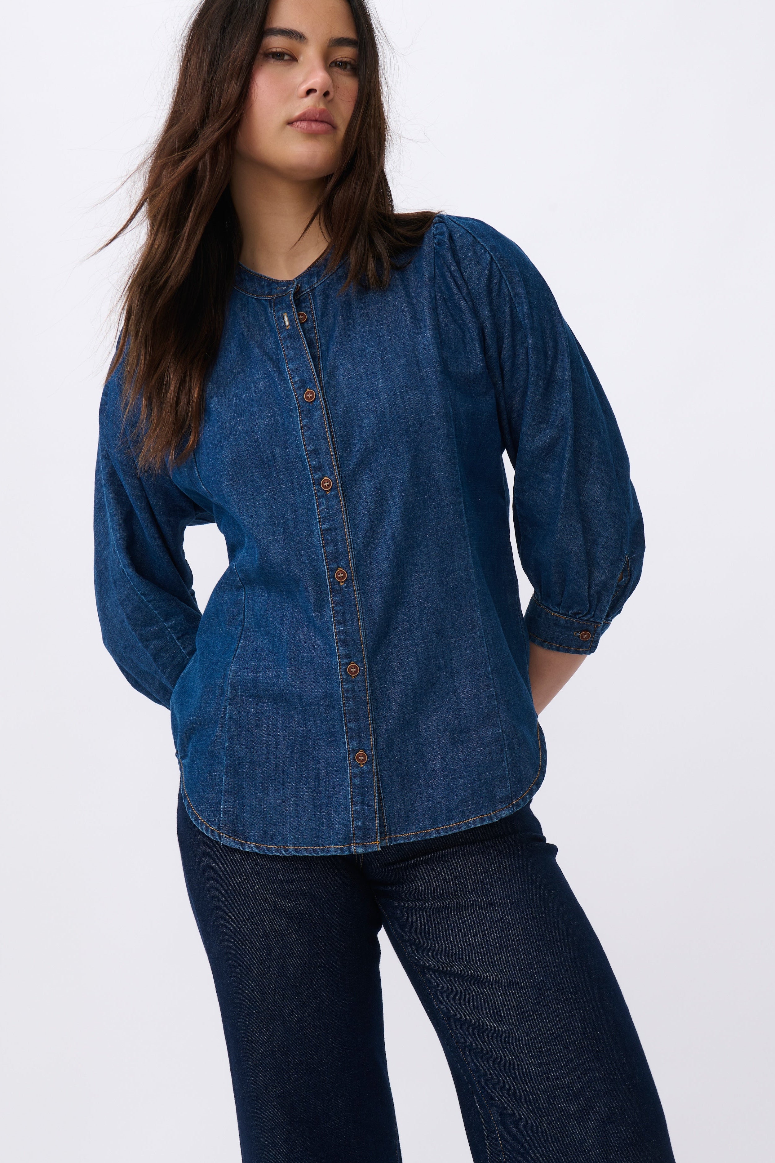 Isla Shirt - Dakota Wash