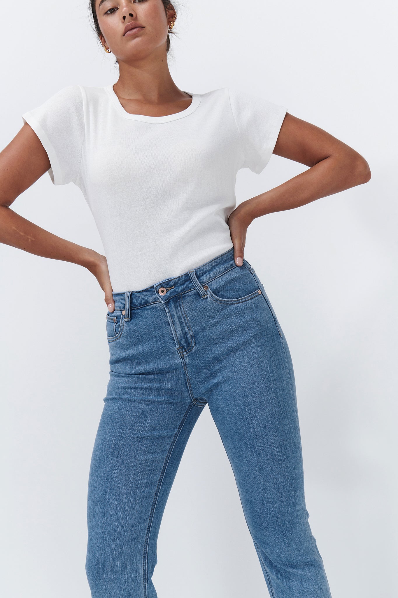 Vacay Jean - Raw Hem | 70s Blue