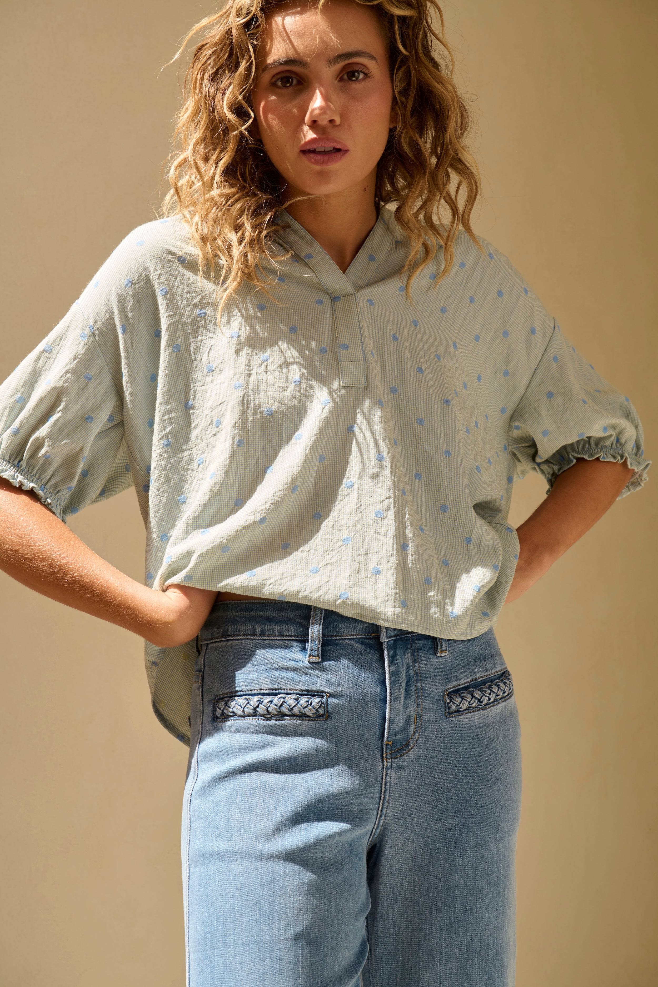 Freya Jean | Plait Pocket - 70s Blue