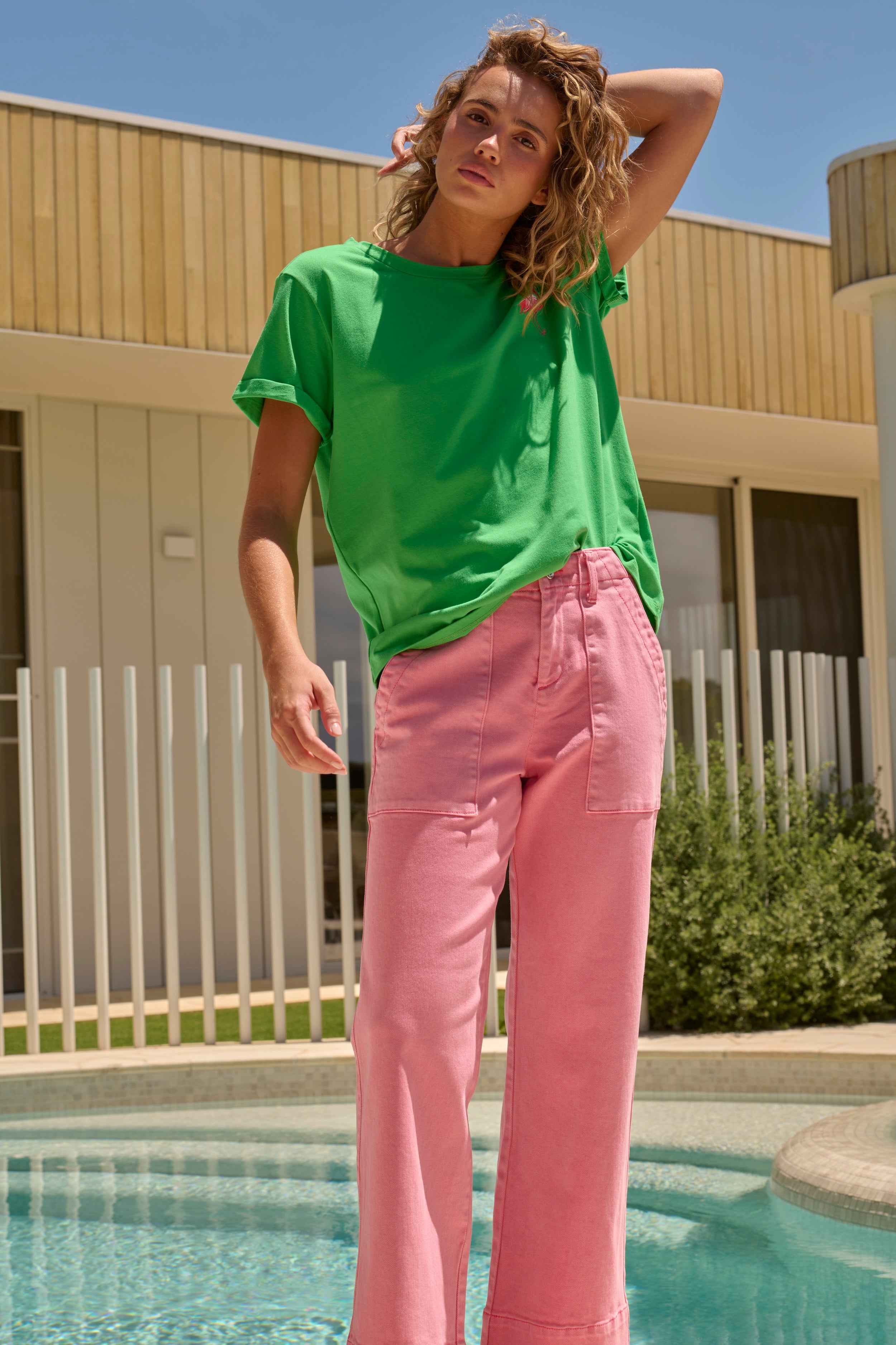 Celeste Pant - Sorbet Pink