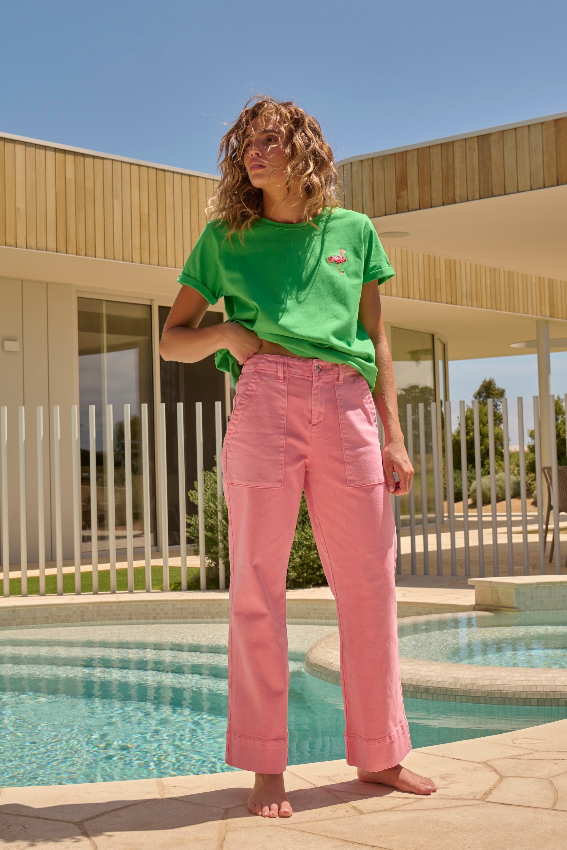 Celeste Pant - Sorbet Pink