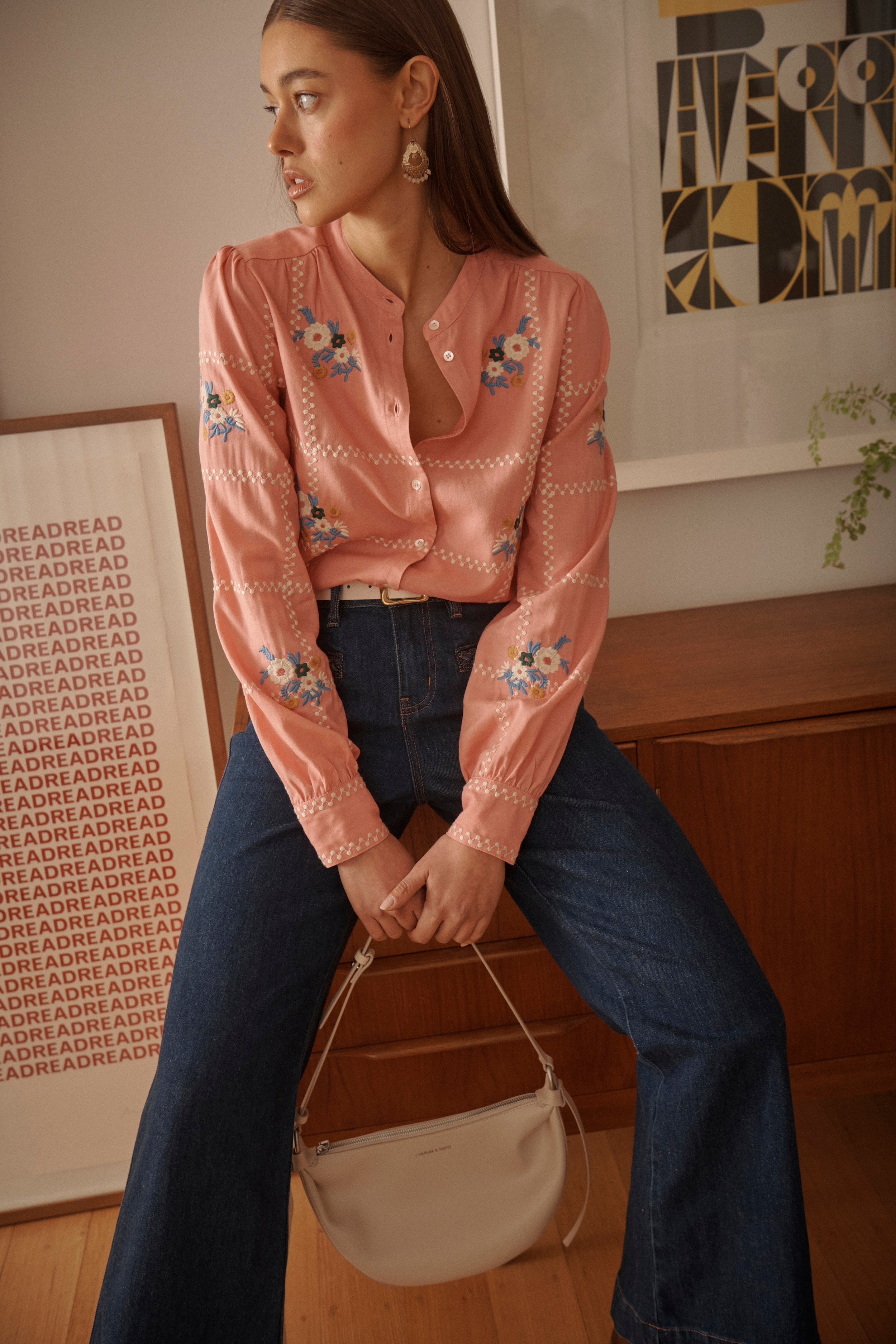 Carol Shirt - Musk Pink