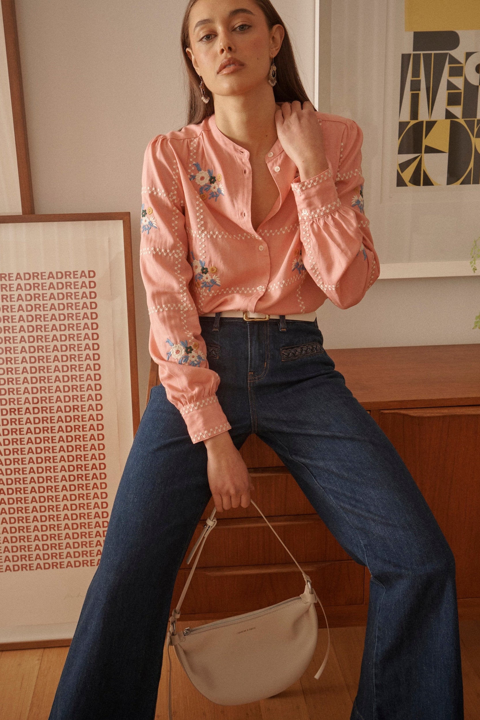 Carol Shirt - Musk Pink