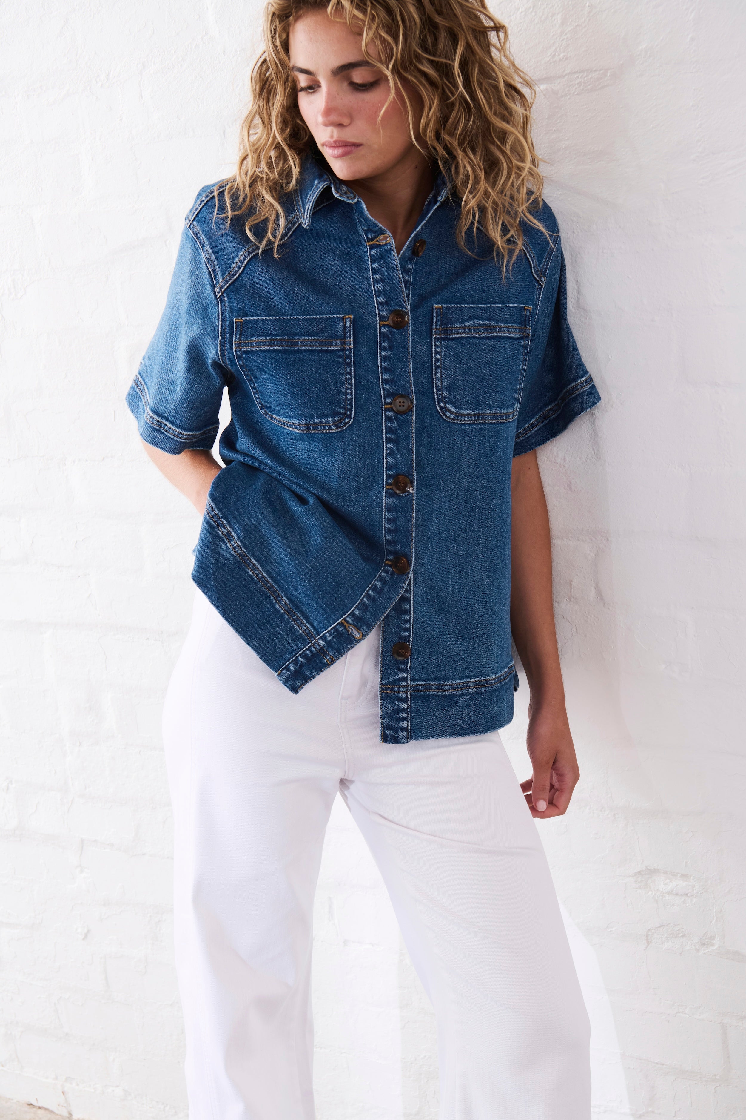 Zoe Shirt - Dakota Wash