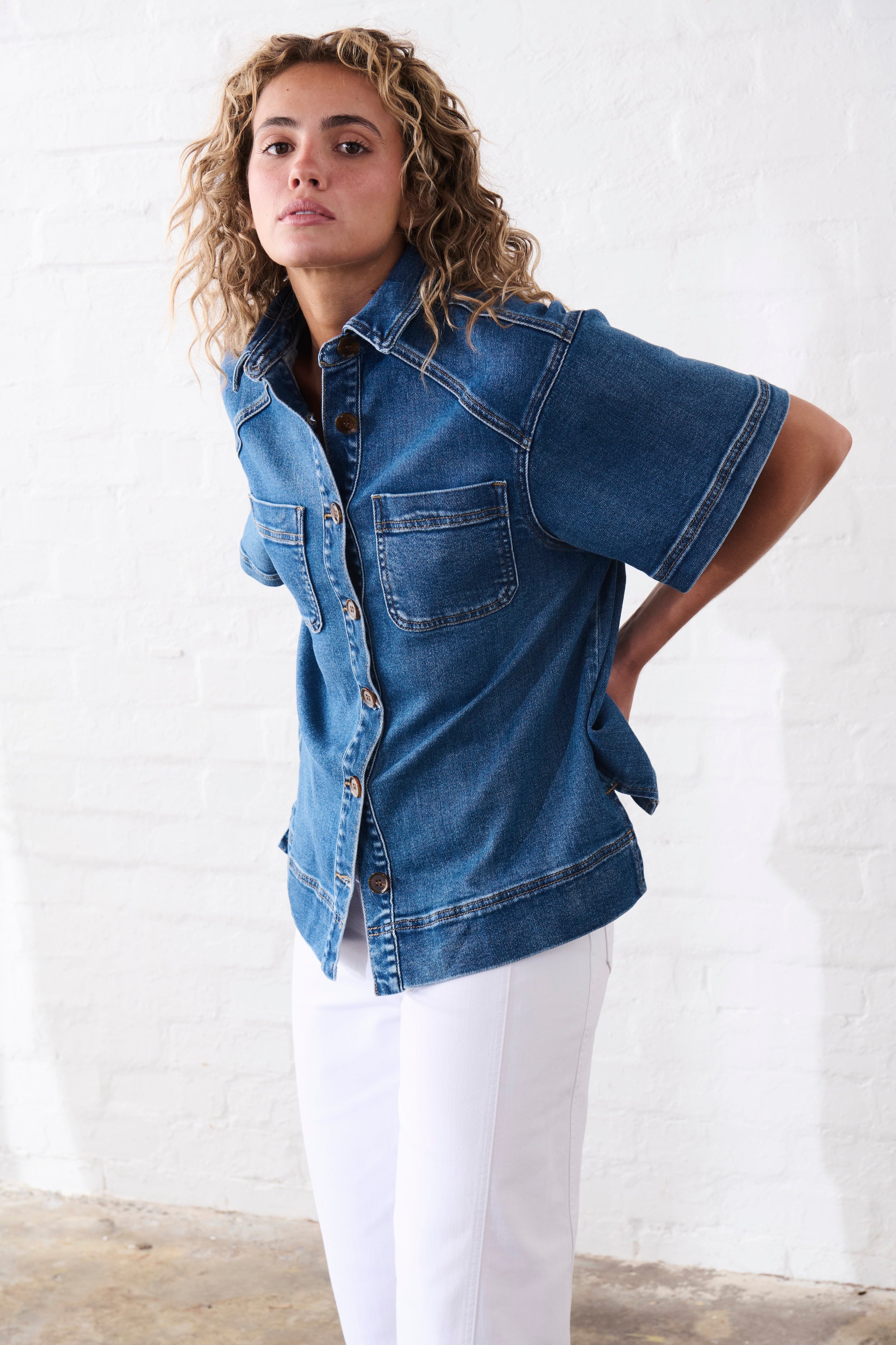 Zoe Shirt - Dakota Wash