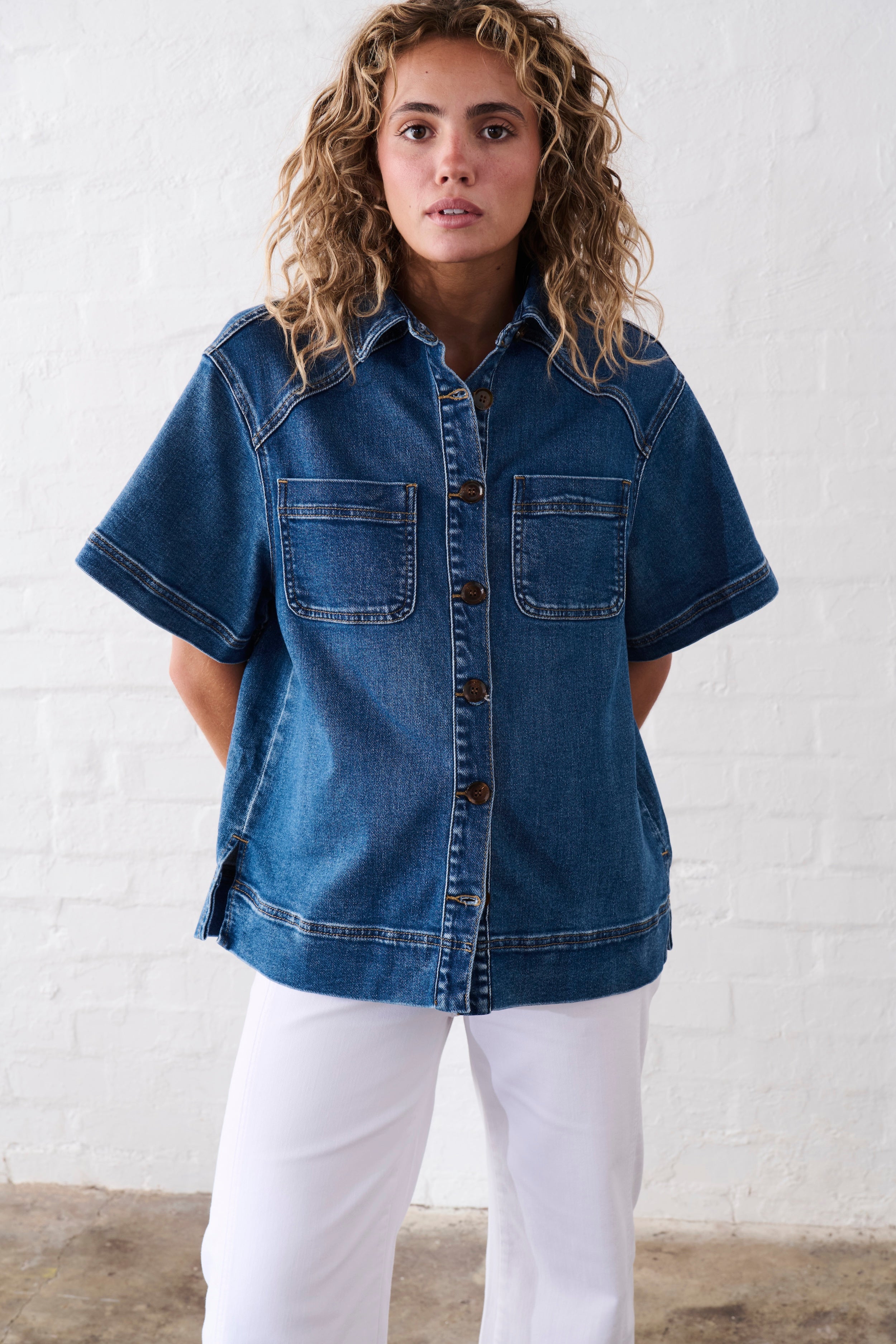 Zoe Shirt - Dakota Wash