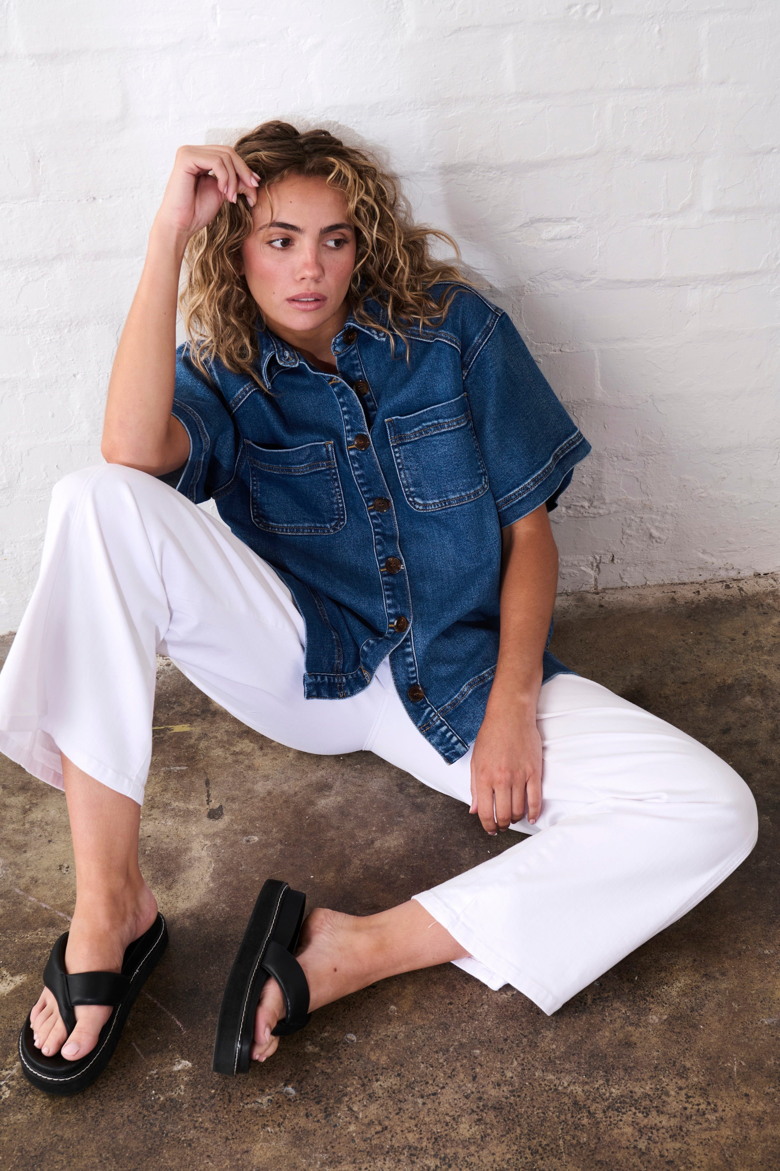 Zoe Shirt - Dakota Wash