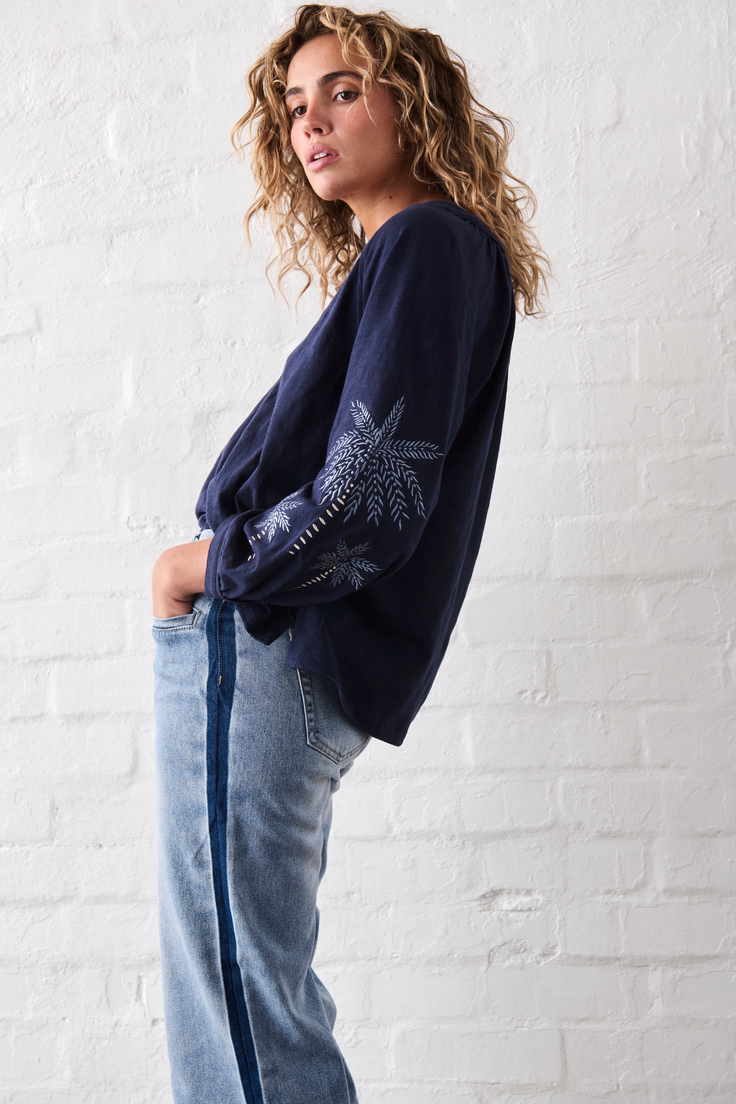 Kimberley Top - Navy