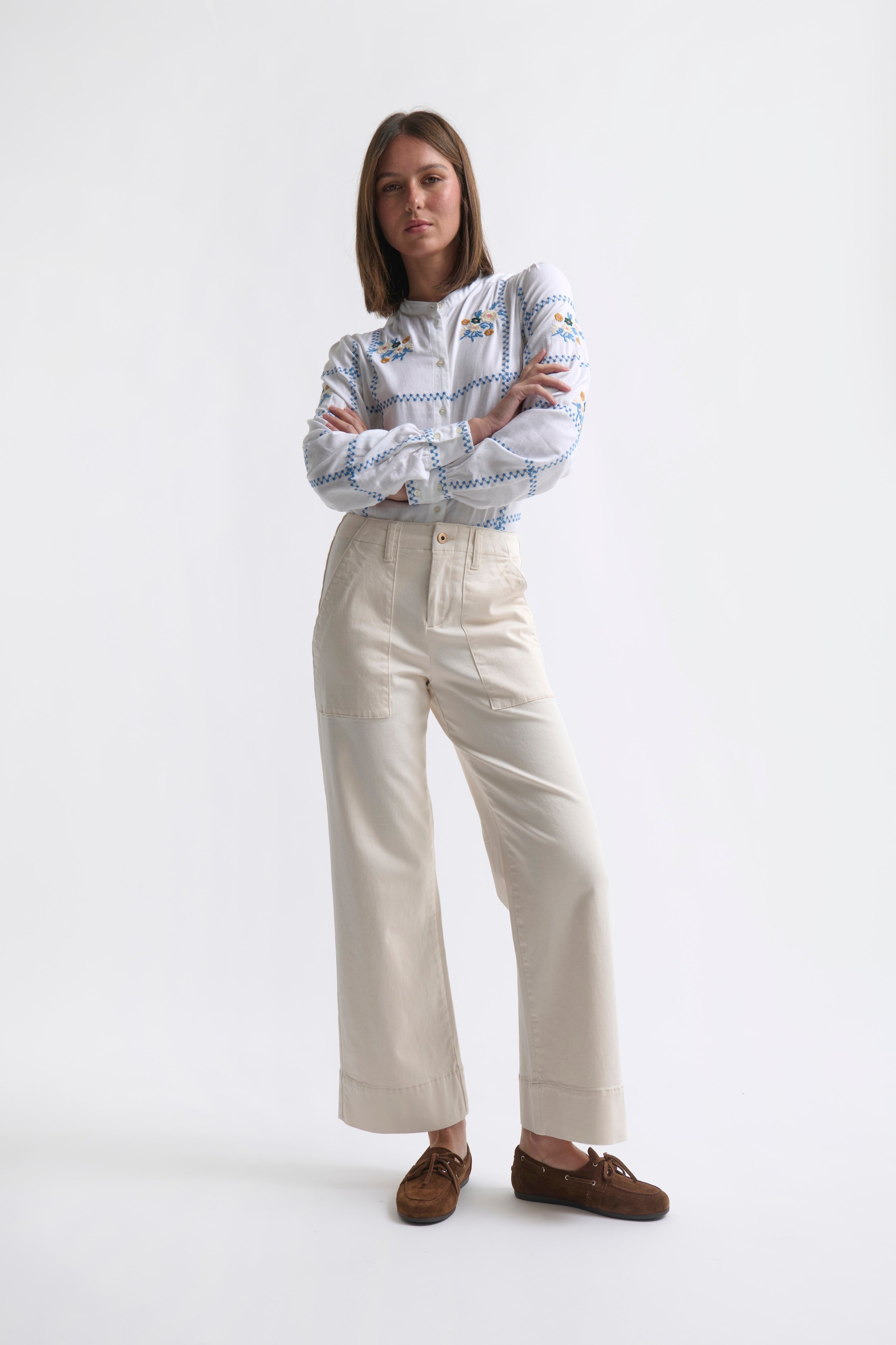 Celeste Pant - Ecru - Kireina Australia